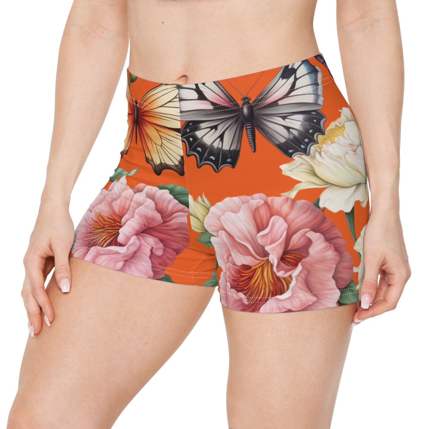 Floral Butterfly Women's Shorts