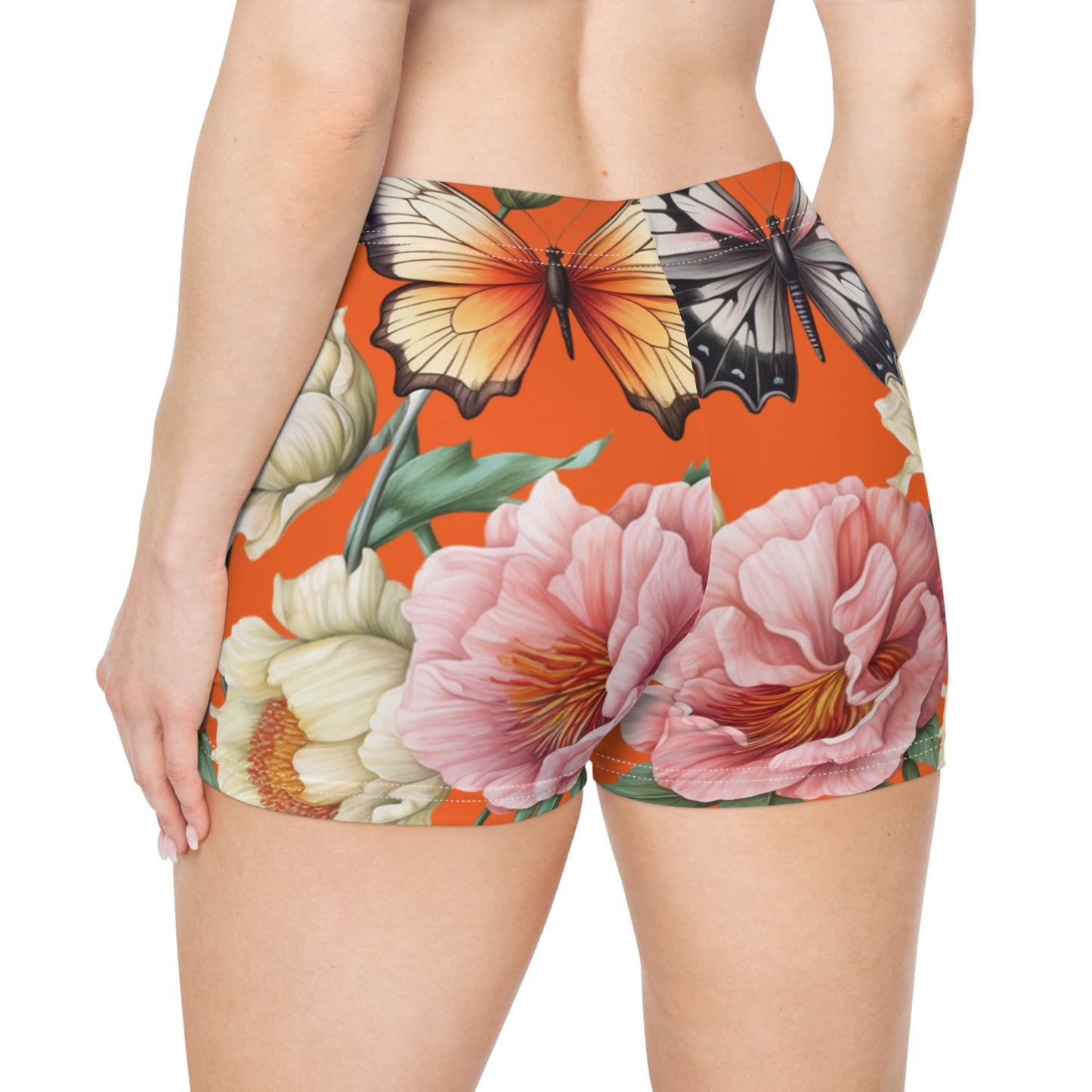 Floral Butterfly Women's Shorts
