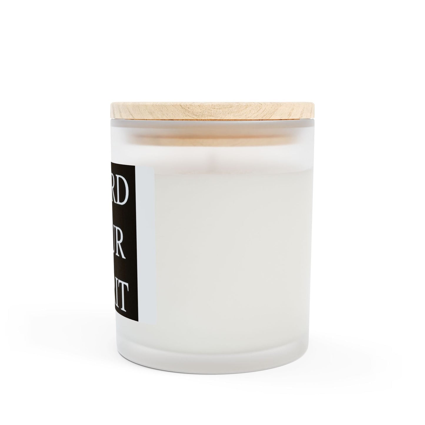 Frosted Glass Candle, 11oz