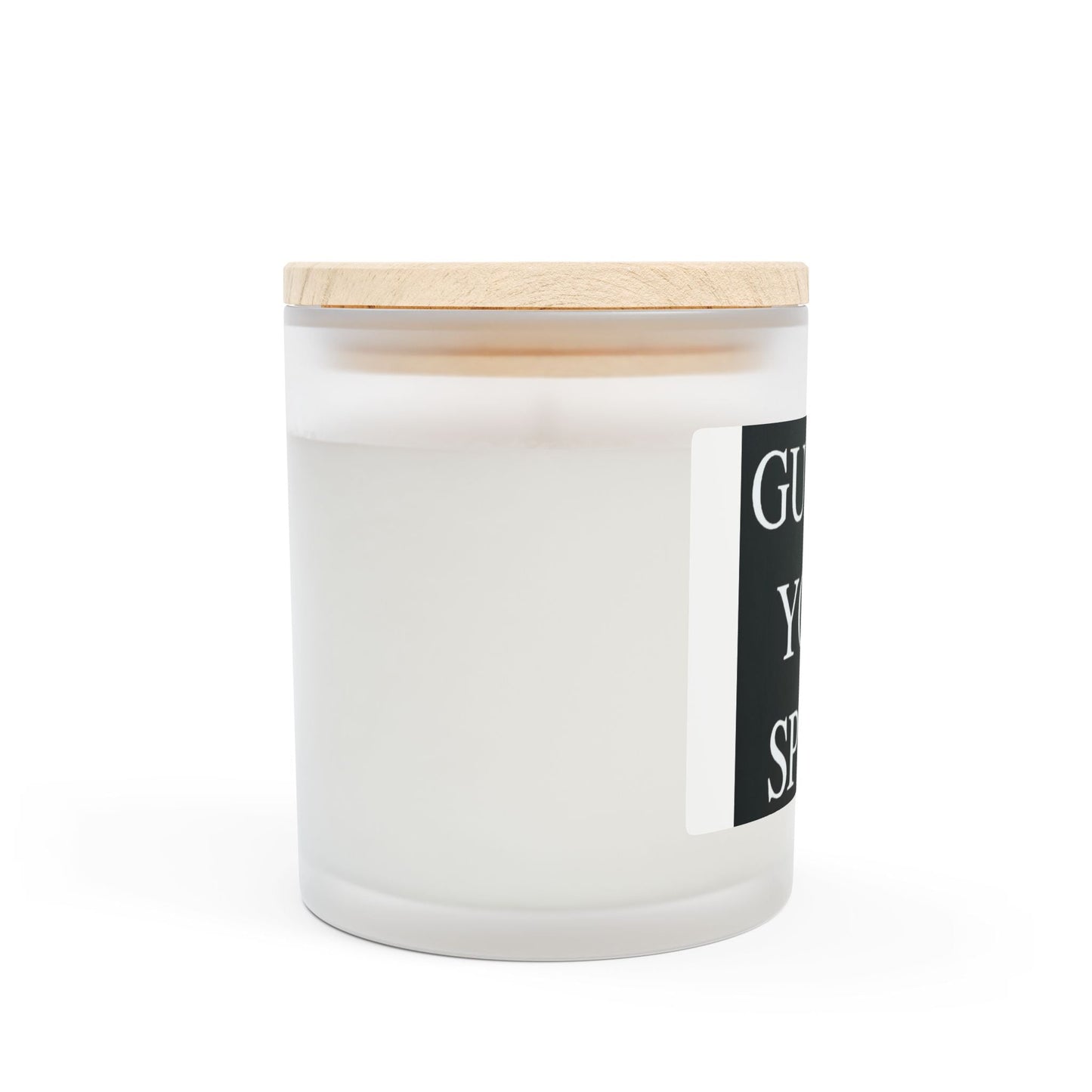 Frosted Glass Candle, 11oz