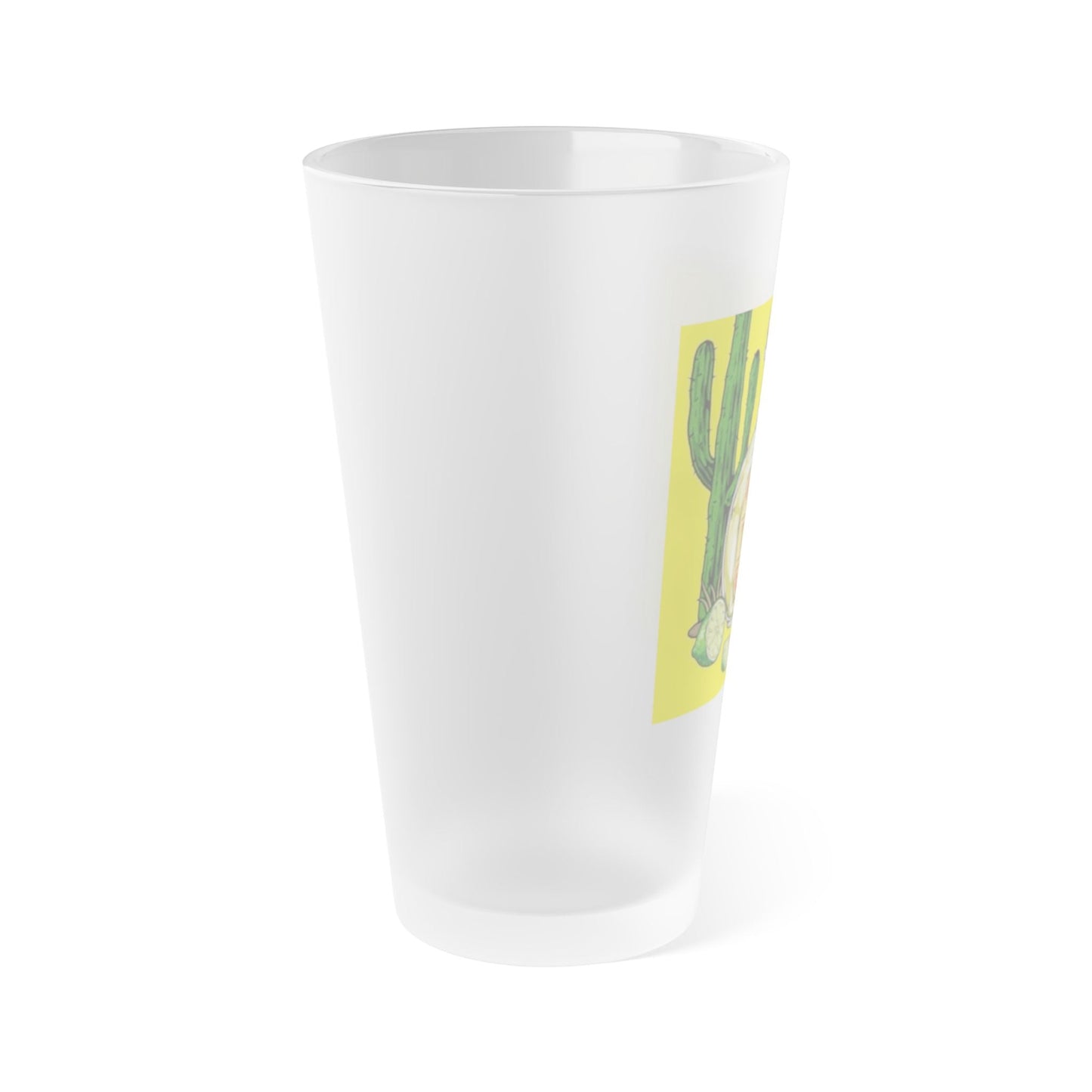 Frosted Pint Glass, 16oz