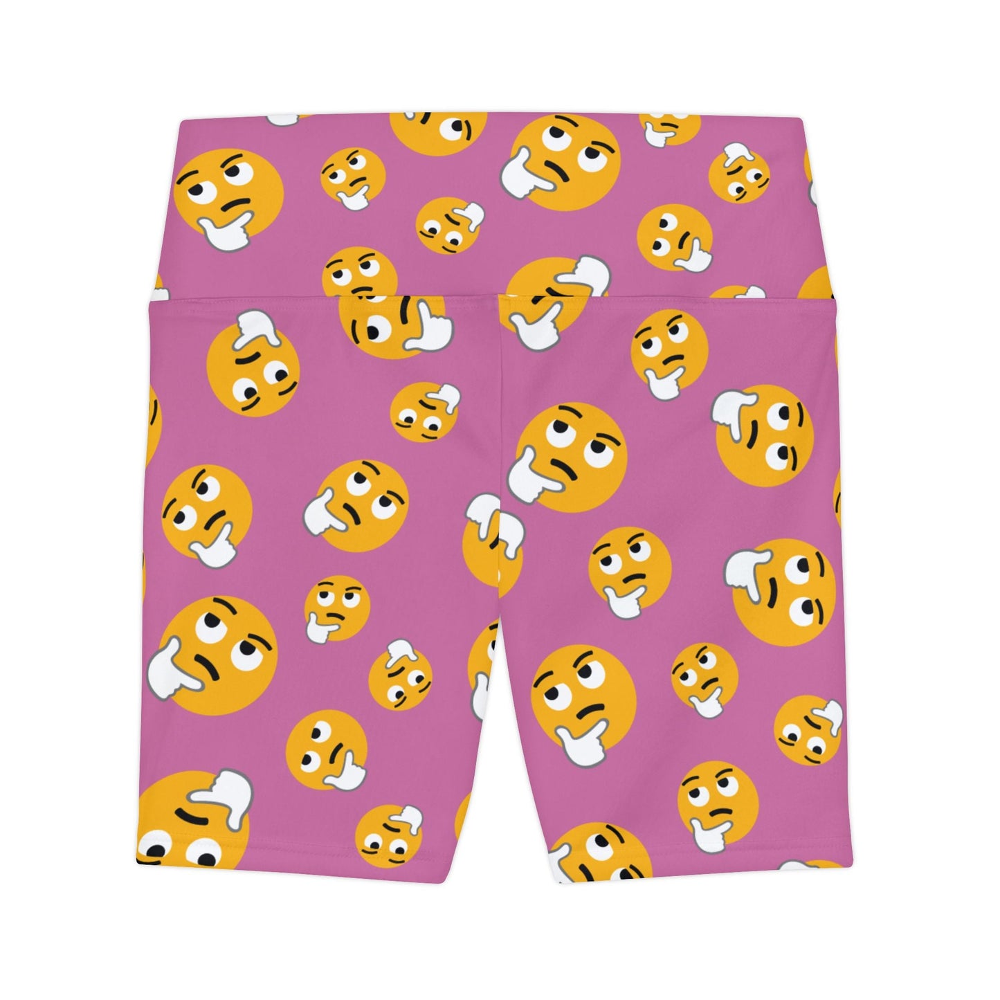 Fun Emoji Women's Workout Shorts - Perfect for Gym and Casual Wear