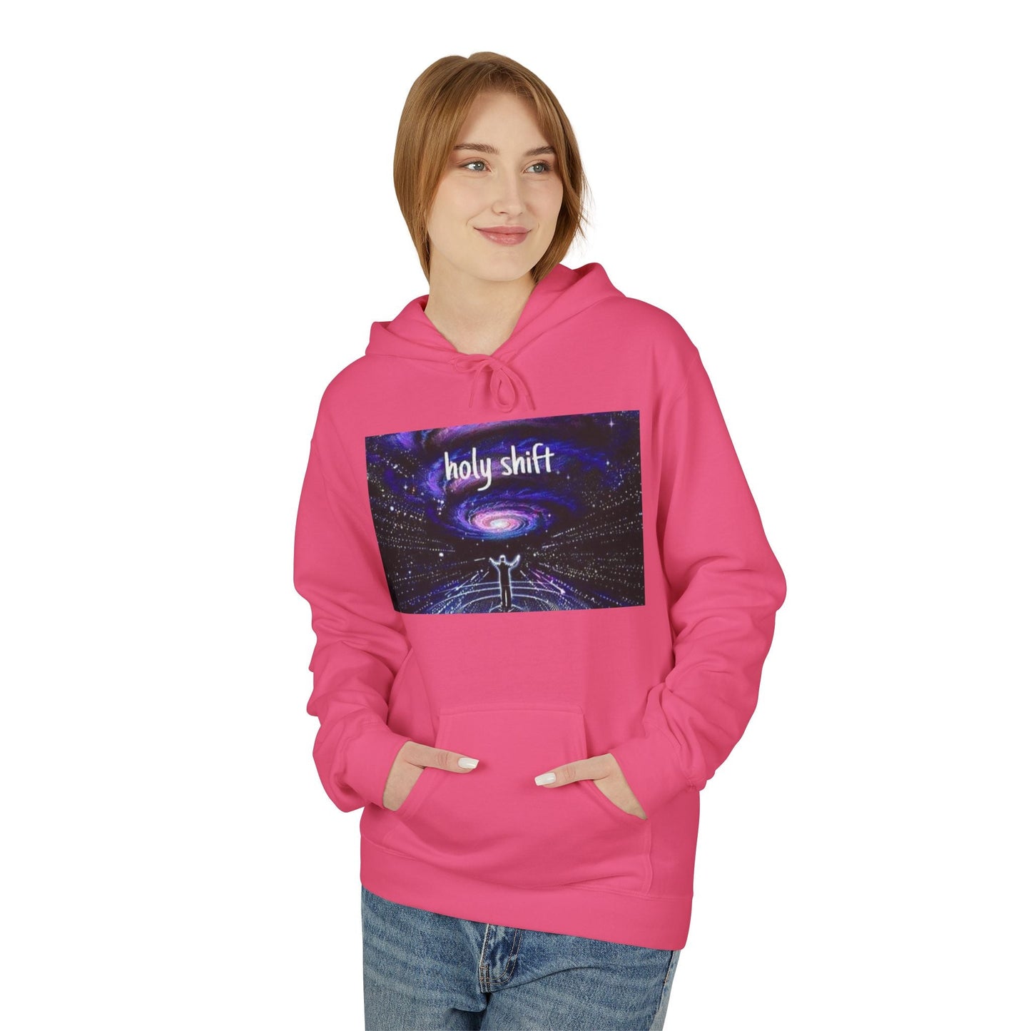 Holy Shift Graphic Hoodie - Unisex Midweight Fleece