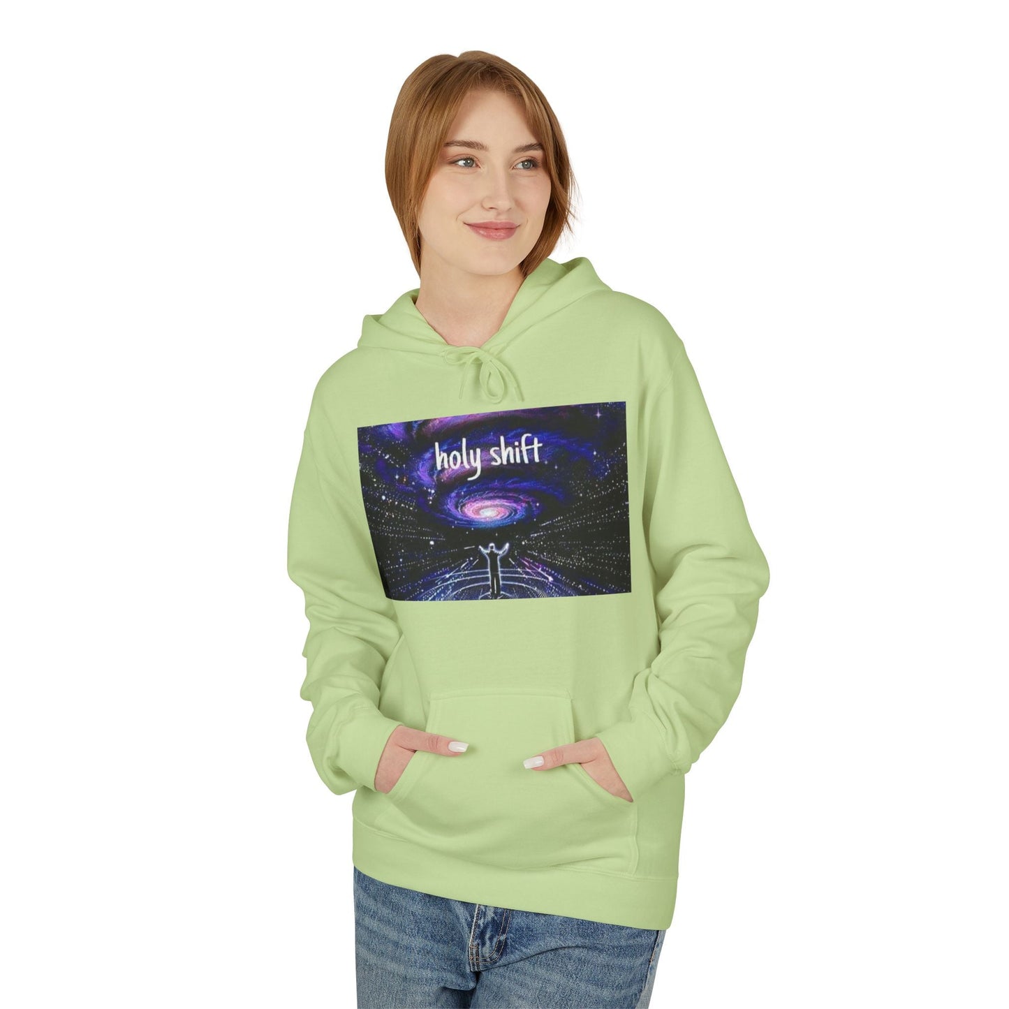 Holy Shift Graphic Hoodie - Unisex Midweight Fleece