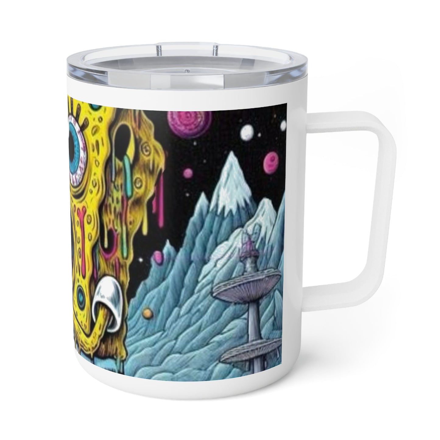 Psychedelic SpongeBob Coffee Mug, 10oz