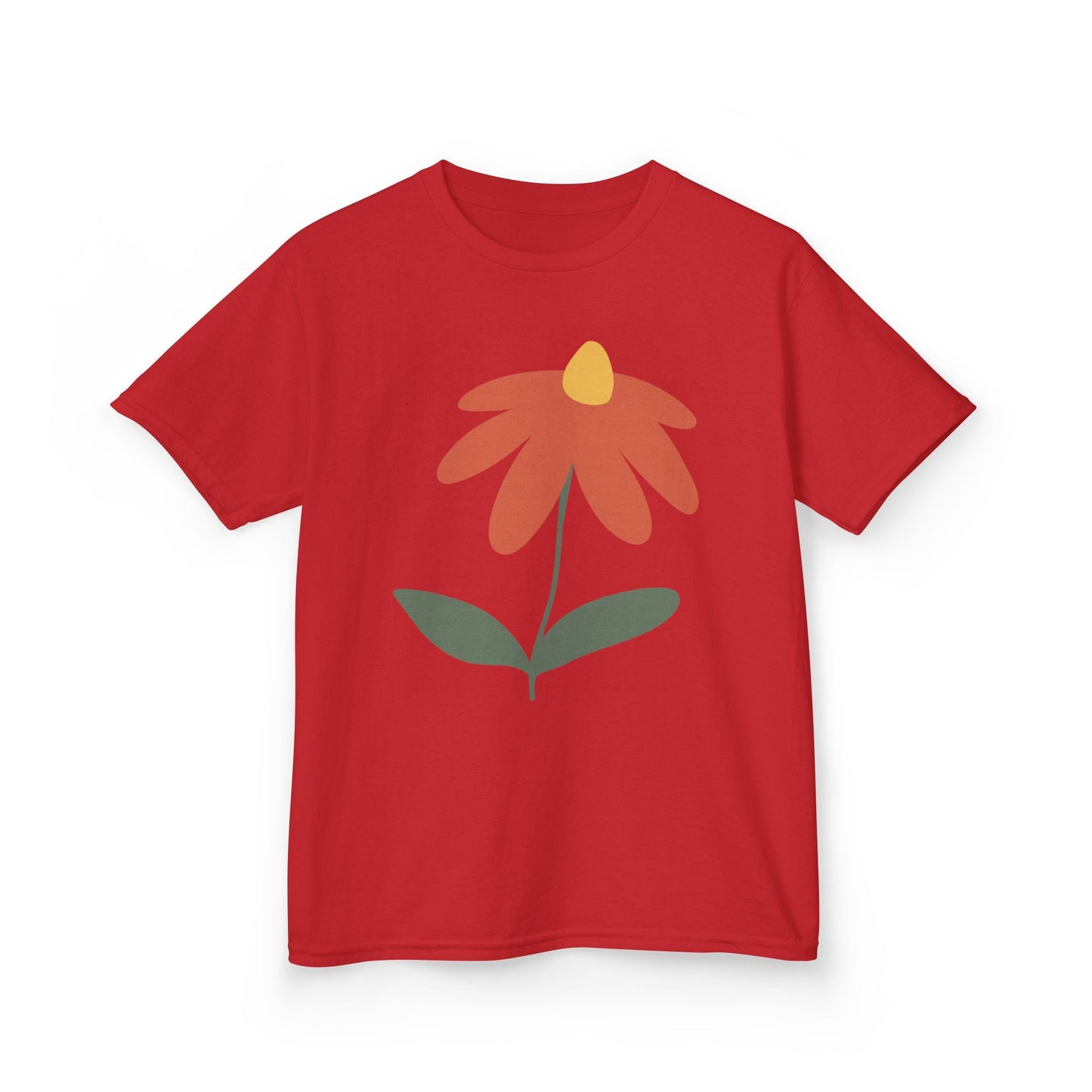 Kids Flower Power Tee - Playful Cotton T-Shirt for Summer Fun, Gift for Birthdays, Garden Parties, and Everyday Wear, Cute Kids Clothing