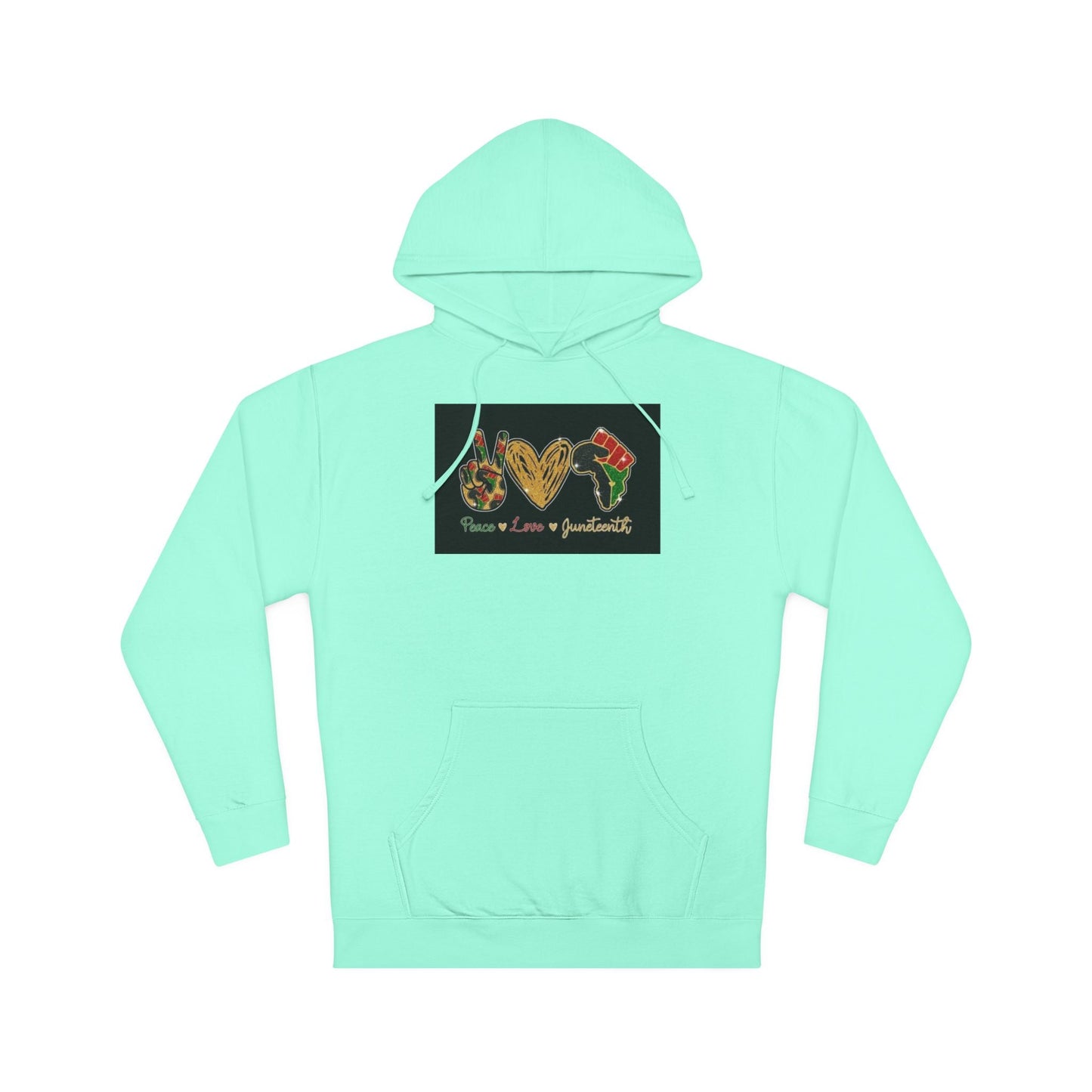 Love & Peace Unisex Hooded Sweatshirt, Bohemian Sweatshirt, Gift for Friends, Cozy Hoodie, Festival Wear