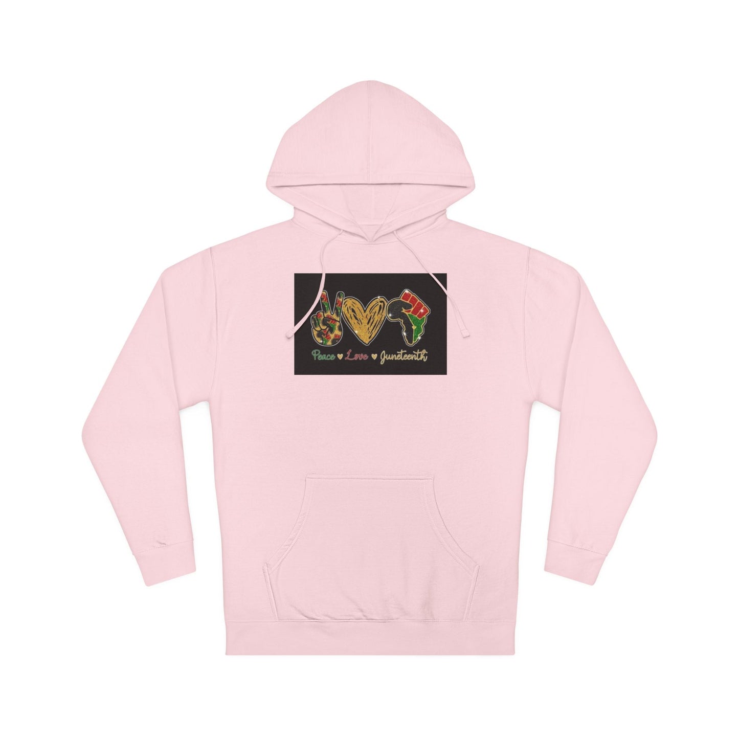 Love & Peace Unisex Hooded Sweatshirt, Bohemian Sweatshirt, Gift for Friends, Cozy Hoodie, Festival Wear