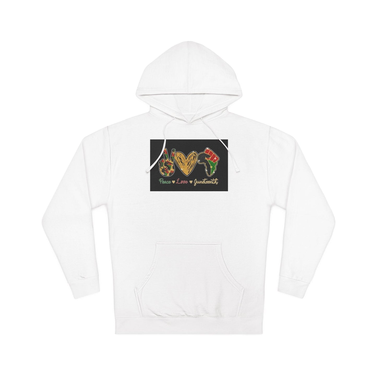 Love & Peace Unisex Hooded Sweatshirt, Bohemian Sweatshirt, Gift for Friends, Cozy Hoodie, Festival Wear