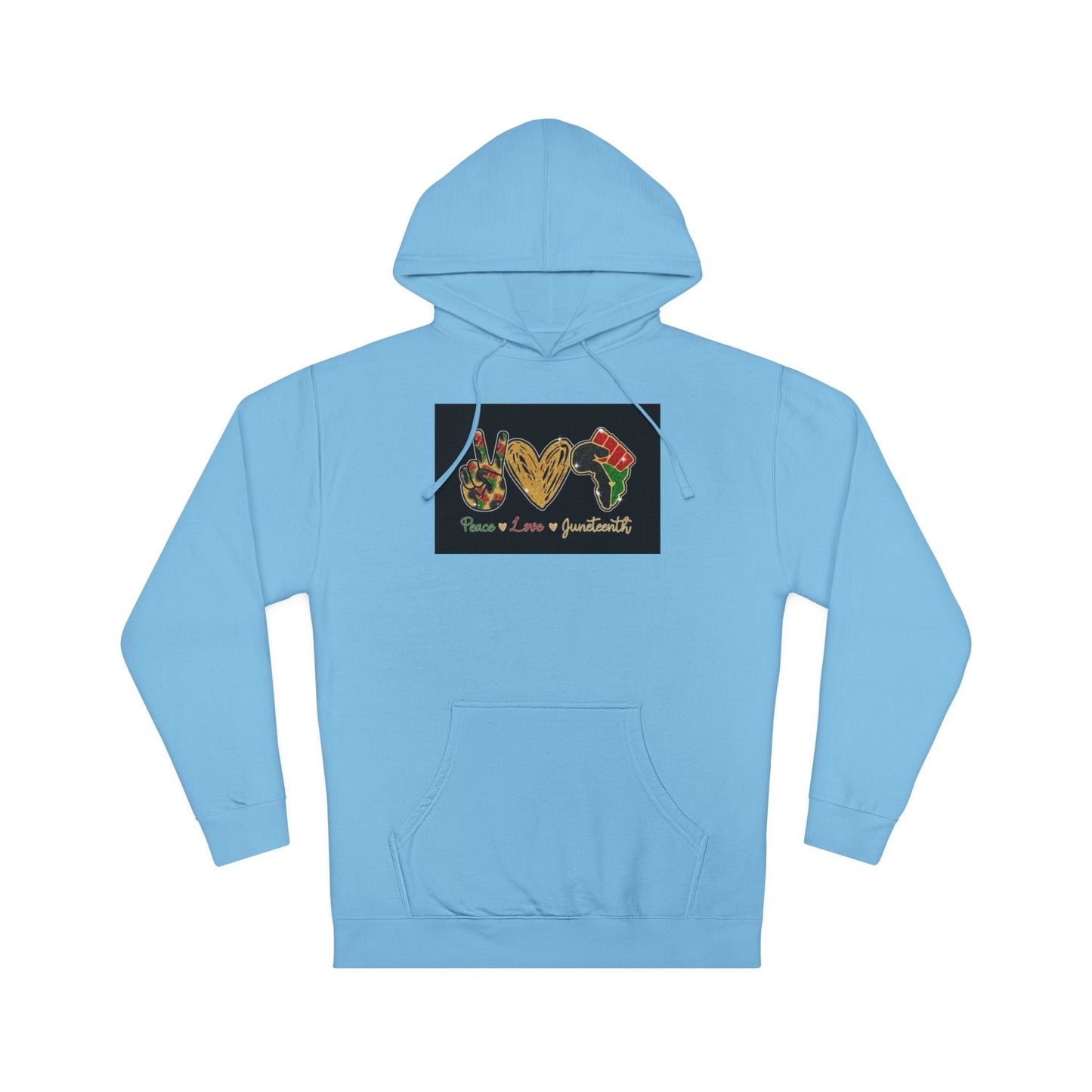 Love & Peace Unisex Hooded Sweatshirt, Bohemian Sweatshirt, Gift for Friends, Cozy Hoodie, Festival Wear
