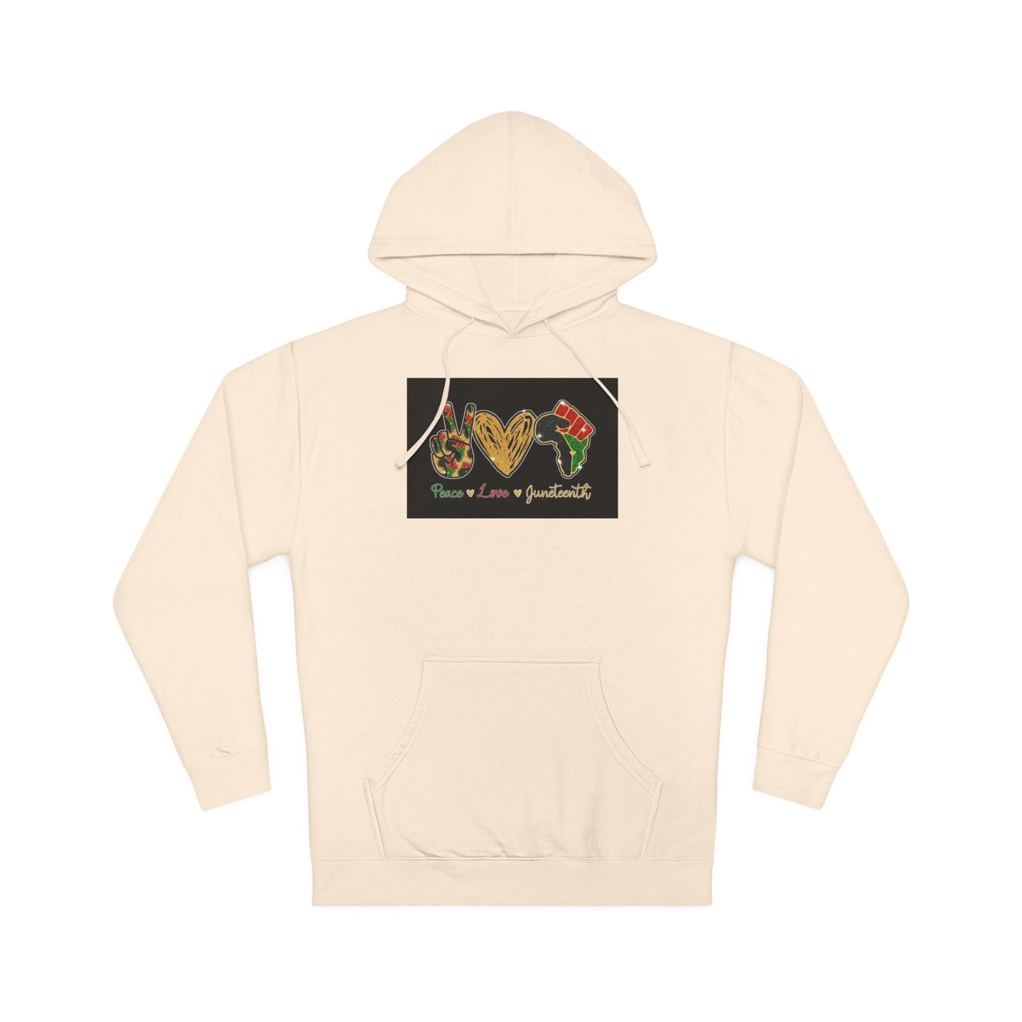 Love & Peace Unisex Hooded Sweatshirt, Bohemian Sweatshirt, Gift for Friends, Cozy Hoodie, Festival Wear