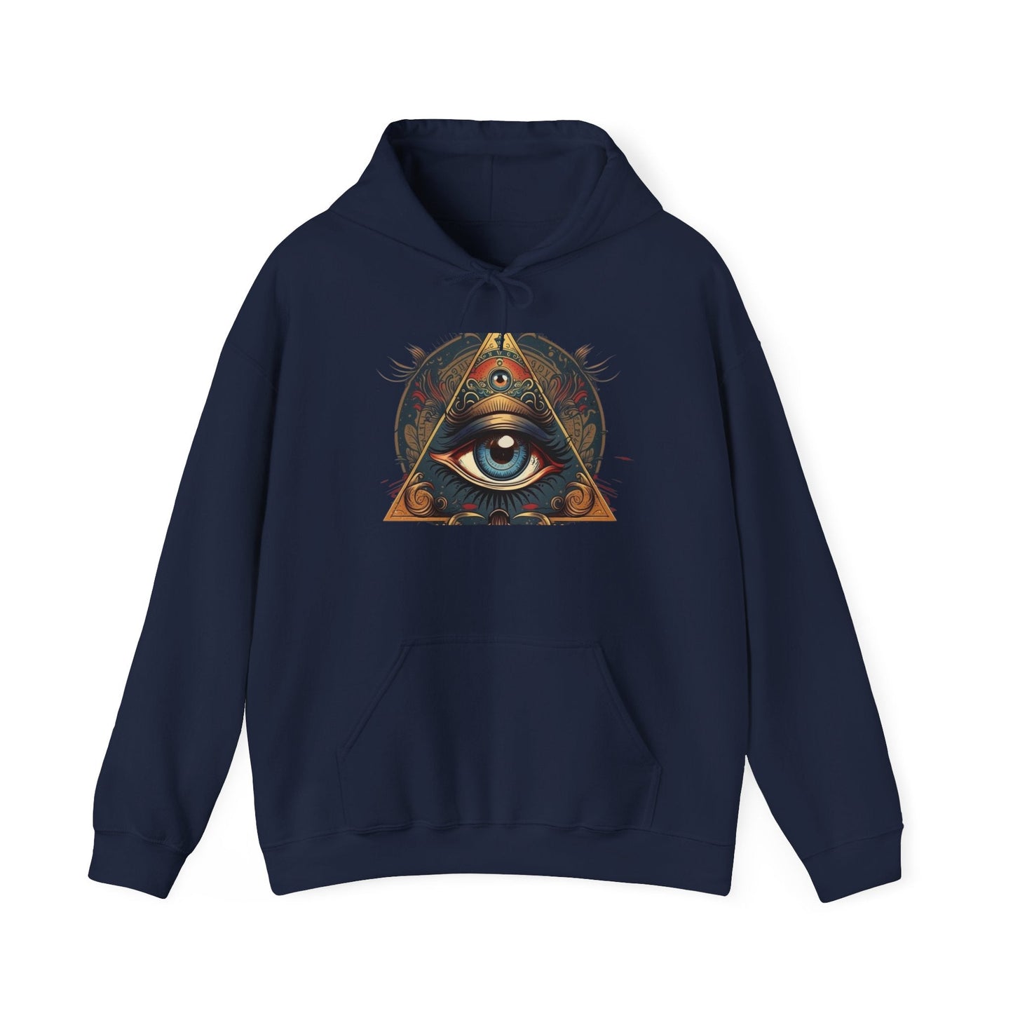 Mystical All-Seeing Eye Hoodie - Cozy Unisex Oversized Sweatshirt, Perfect for Gifts, Spiritual Style, Everyday Wear, Casual Comfort