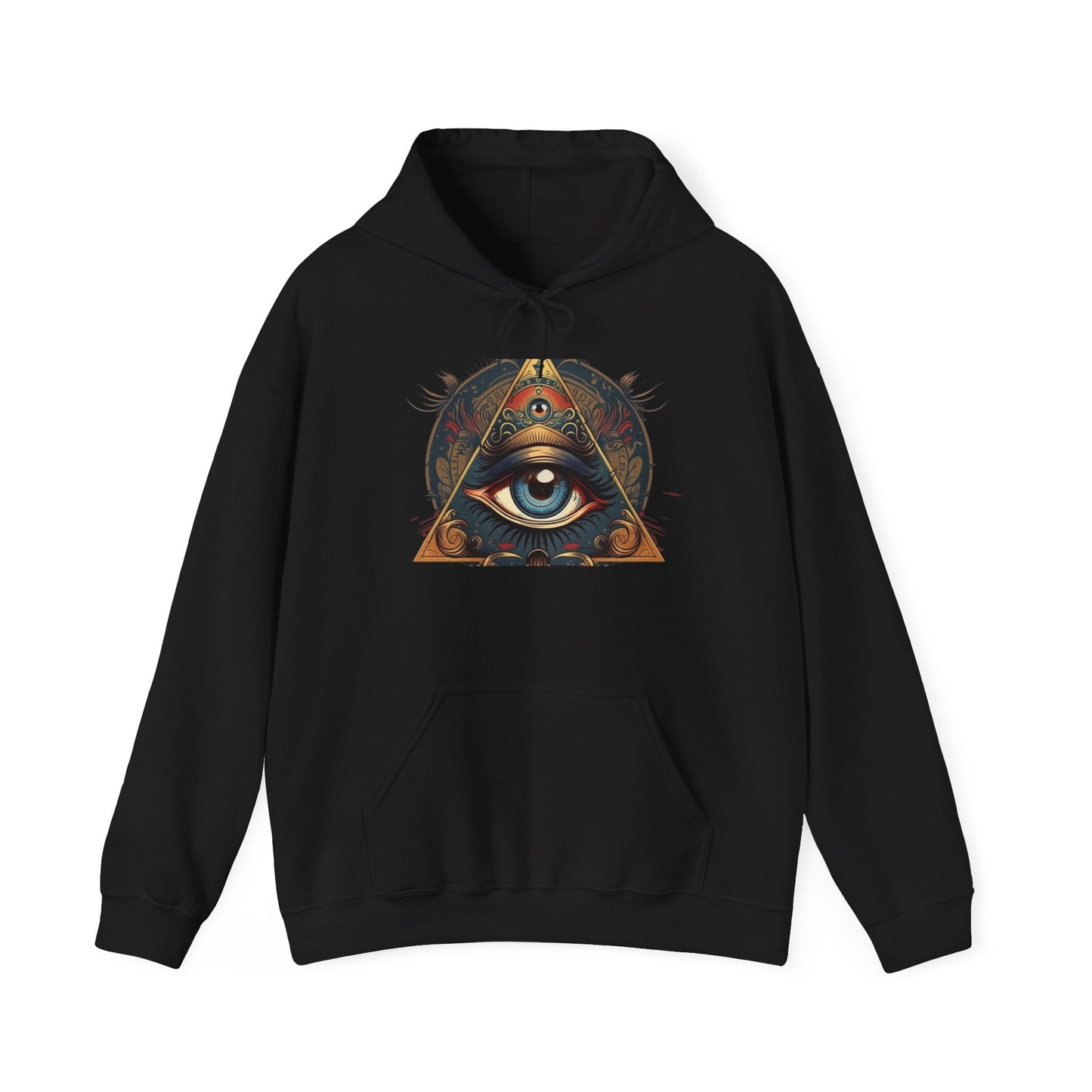 Mystical All-Seeing Eye Hoodie - Cozy Unisex Oversized Sweatshirt, Perfect for Gifts, Spiritual Style, Everyday Wear, Casual Comfort