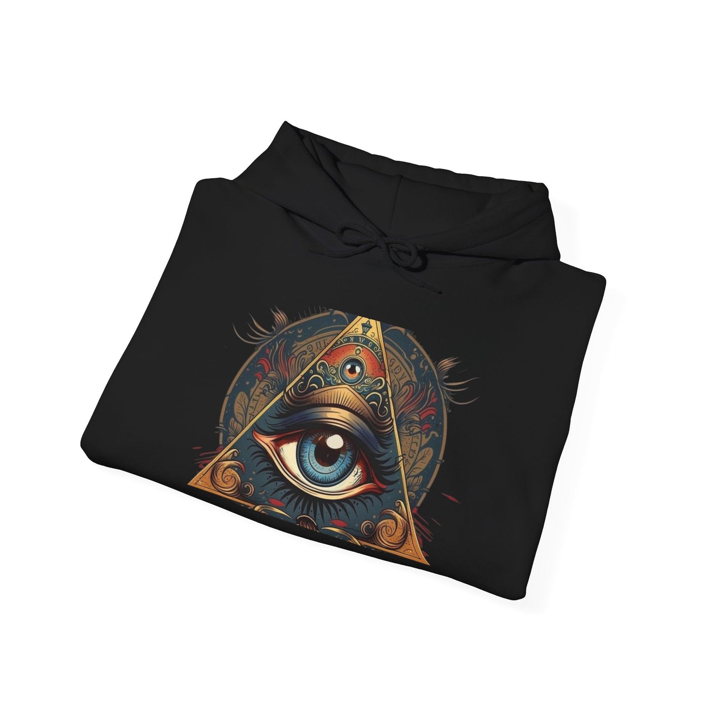 Mystical All-Seeing Eye Hoodie - Cozy Unisex Oversized Sweatshirt, Perfect for Gifts, Spiritual Style, Everyday Wear, Casual Comfort