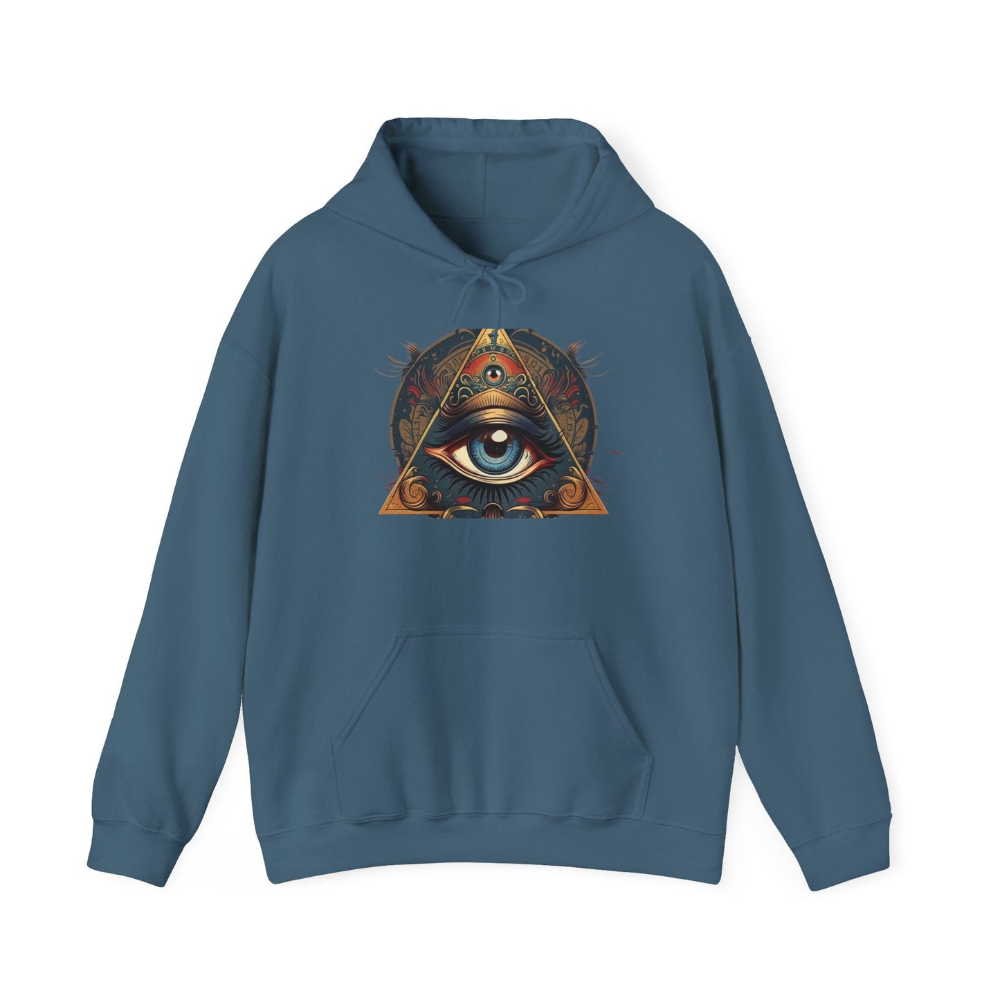 Mystical All-Seeing Eye Hoodie - Cozy Unisex Oversized Sweatshirt, Perfect for Gifts, Spiritual Style, Everyday Wear, Casual Comfort