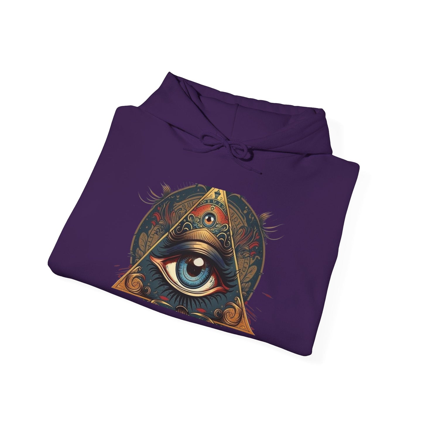 Mystical All-Seeing Eye Hoodie - Cozy Unisex Oversized Sweatshirt, Perfect for Gifts, Spiritual Style, Everyday Wear, Casual Comfort