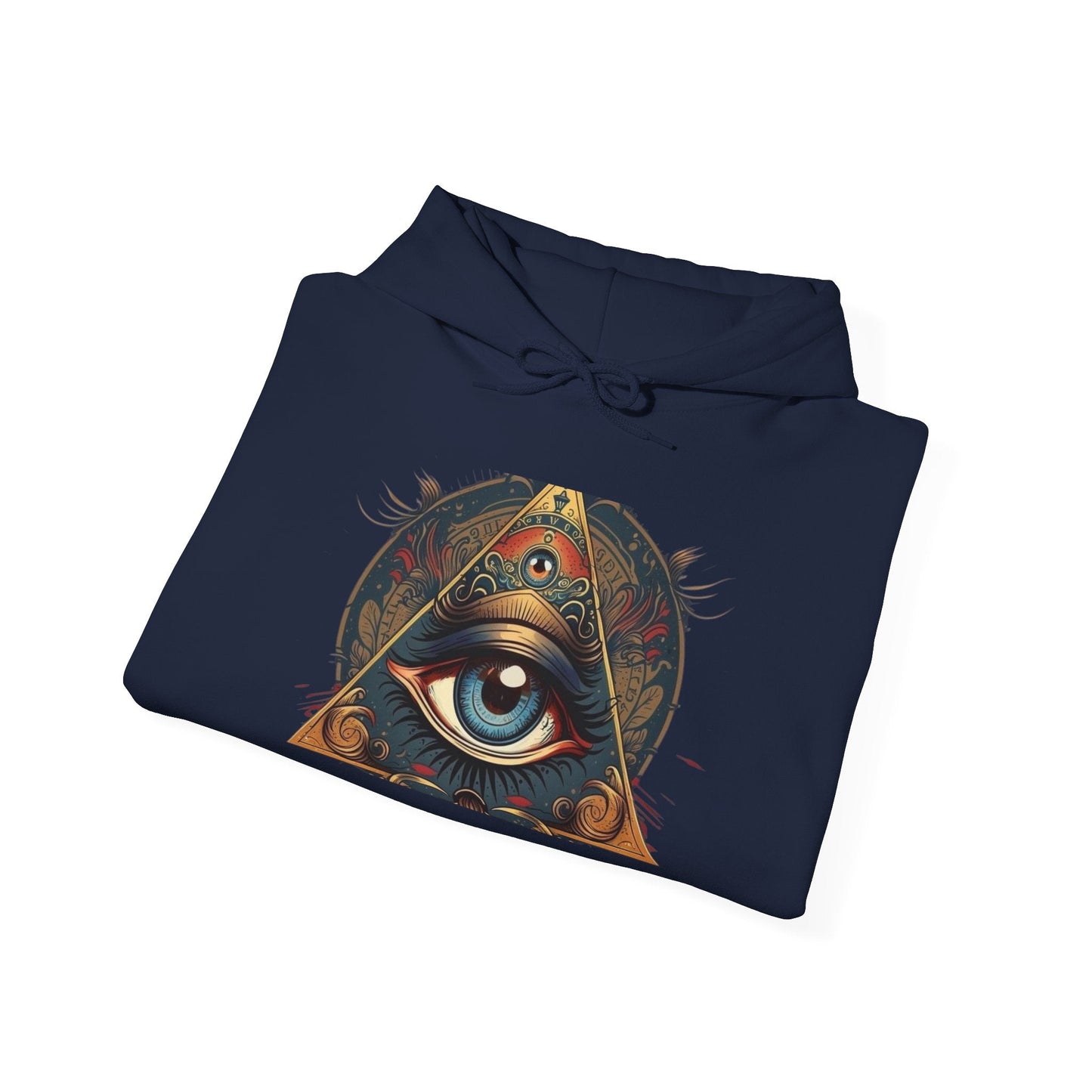 Mystical All-Seeing Eye Hoodie - Cozy Unisex Oversized Sweatshirt, Perfect for Gifts, Spiritual Style, Everyday Wear, Casual Comfort