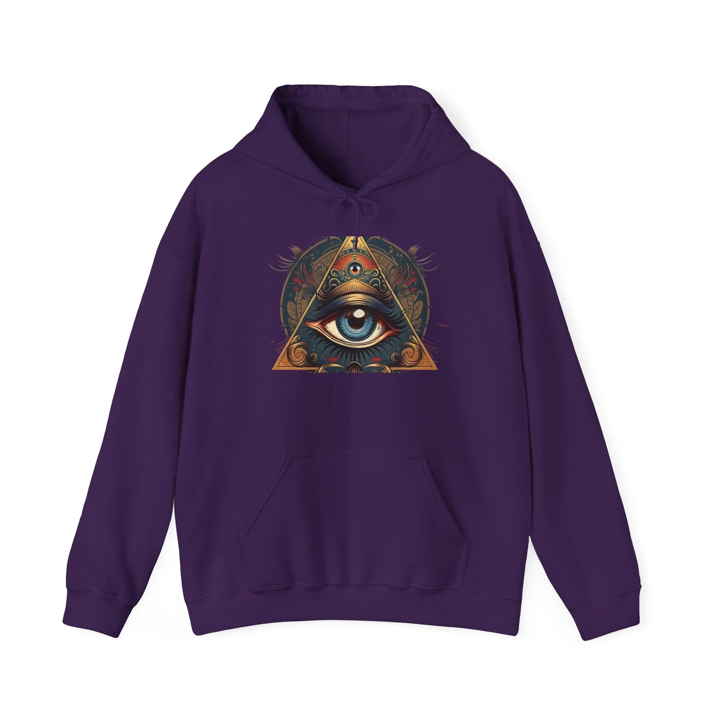 Mystical All-Seeing Eye Hoodie - Cozy Unisex Oversized Sweatshirt, Perfect for Gifts, Spiritual Style, Everyday Wear, Casual Comfort