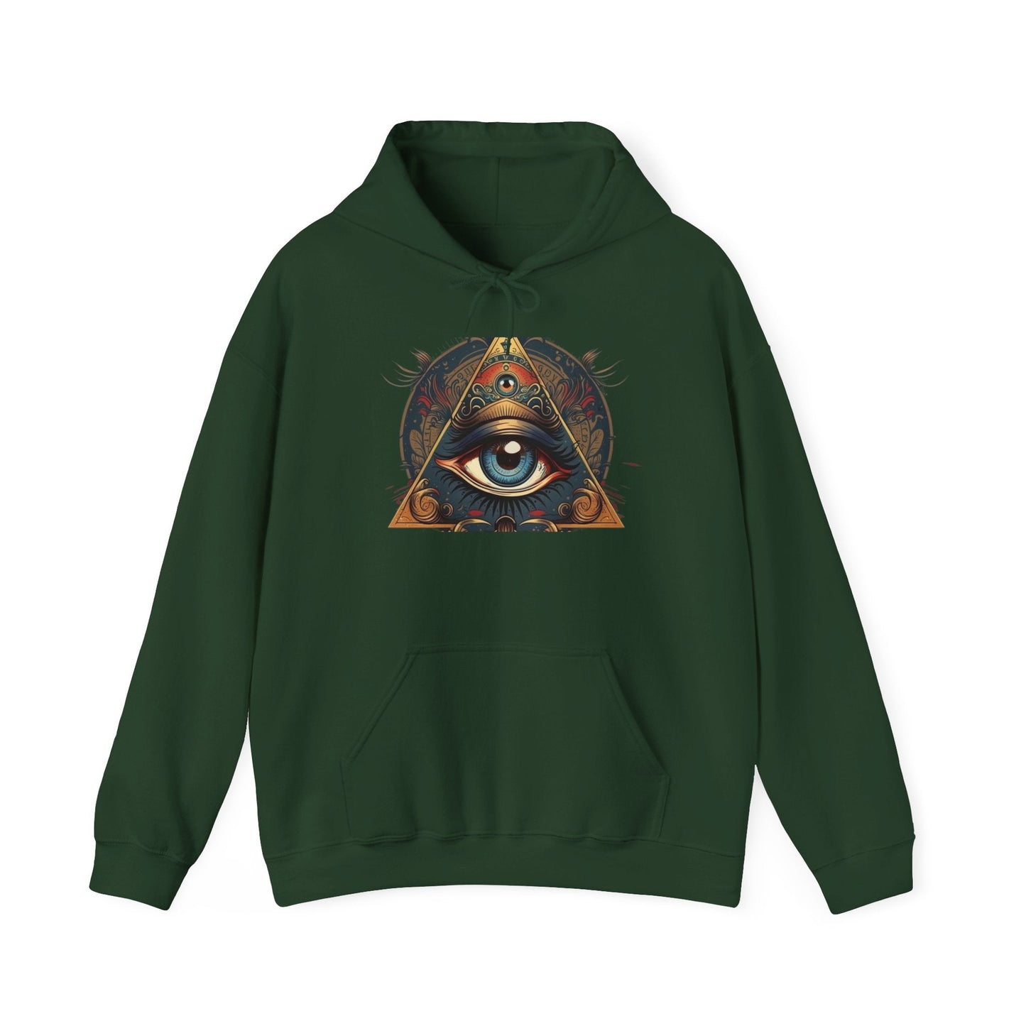 Mystical All-Seeing Eye Hoodie - Cozy Unisex Oversized Sweatshirt, Perfect for Gifts, Spiritual Style, Everyday Wear, Casual Comfort