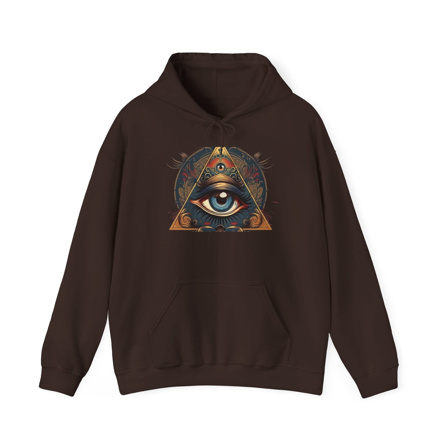 Mystical All-Seeing Eye Hoodie - Cozy Unisex Oversized Sweatshirt, Perfect for Gifts, Spiritual Style, Everyday Wear, Casual Comfort