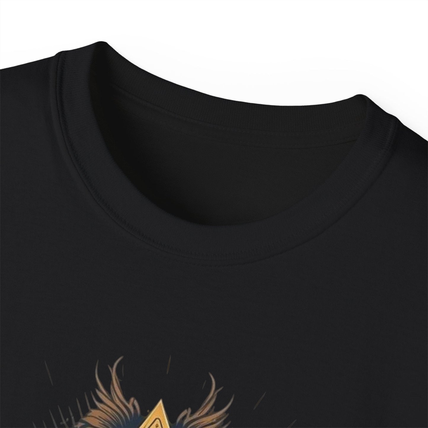 Mystical Eye Unisex Cotton Tee, Bohemian T-Shirt, Spiritual Graphic Tee, Casual Wear, Perfect for Festivals, Gift for All Occasions
