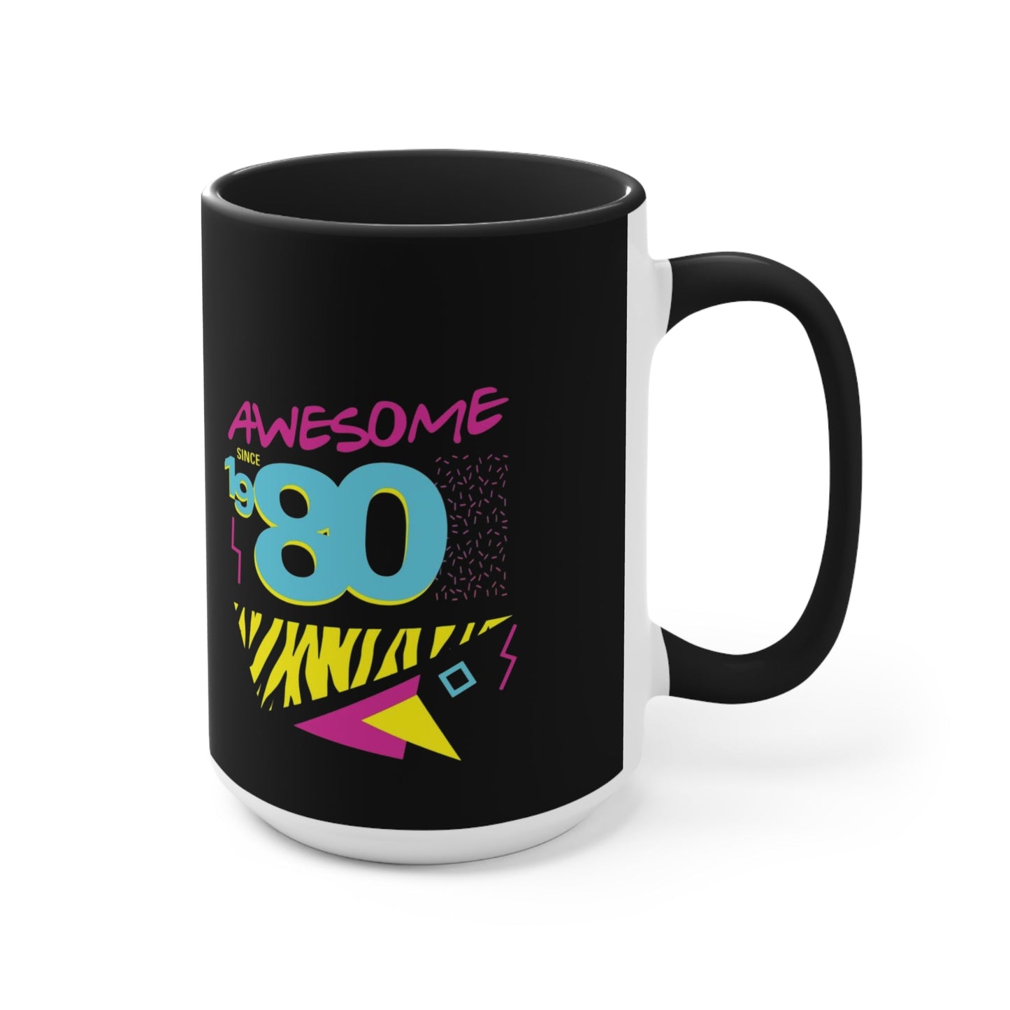 Retro Coffee Mug - Colorful Design for Nostalgic Coffee Lovers