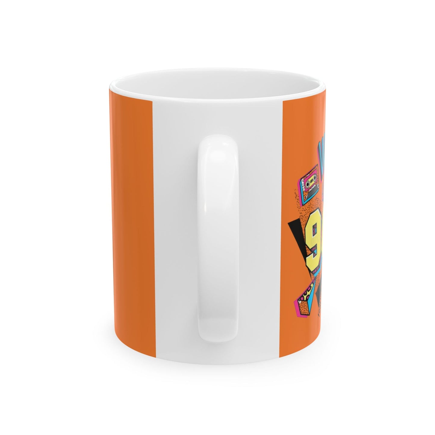 Retro Orange Coffee Cup