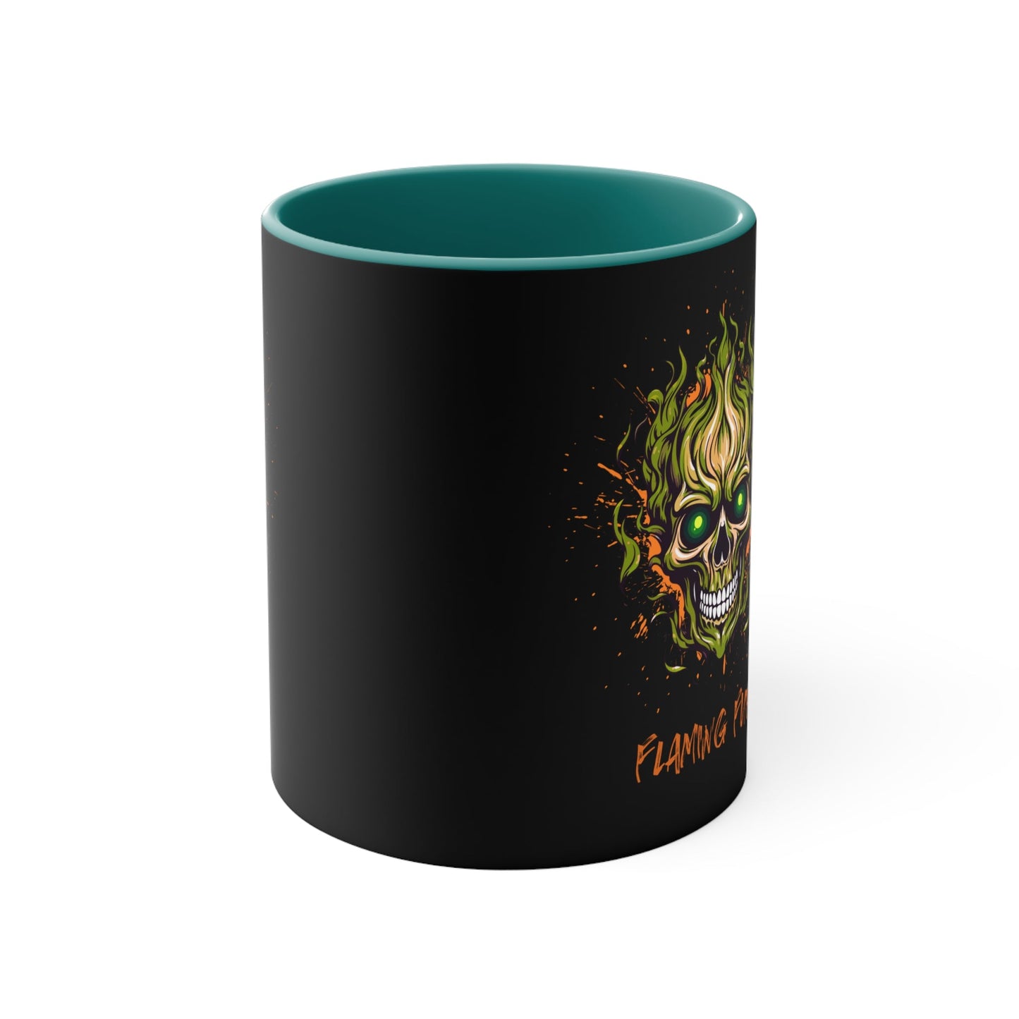Skull coffeecup- Bold Skull Design for Halloween and Everyday Use