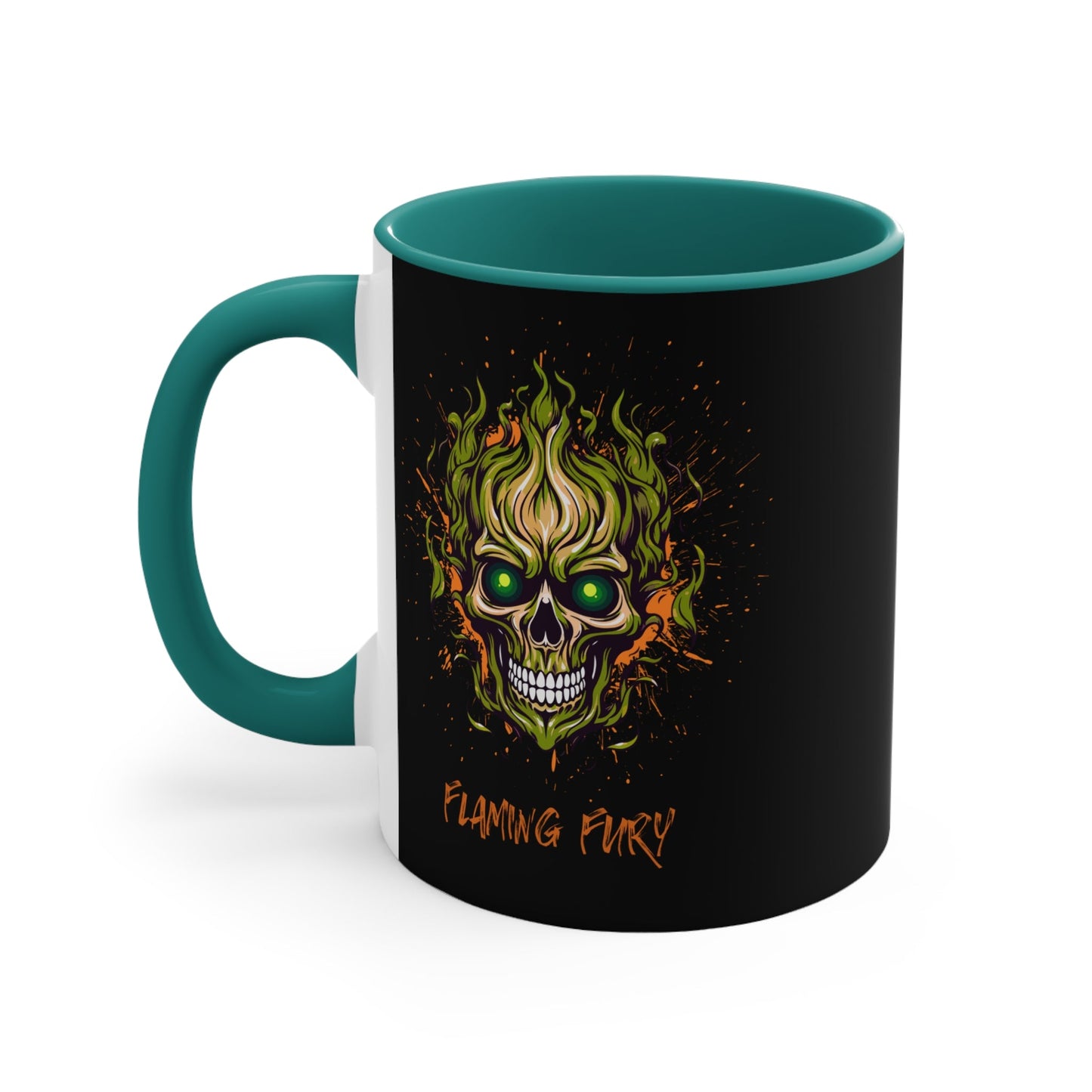 Skull coffeecup- Bold Skull Design for Halloween and Everyday Use