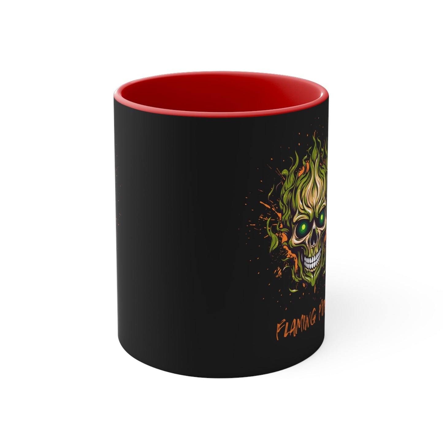 Skull coffeecup- Bold Skull Design for Halloween and Everyday Use