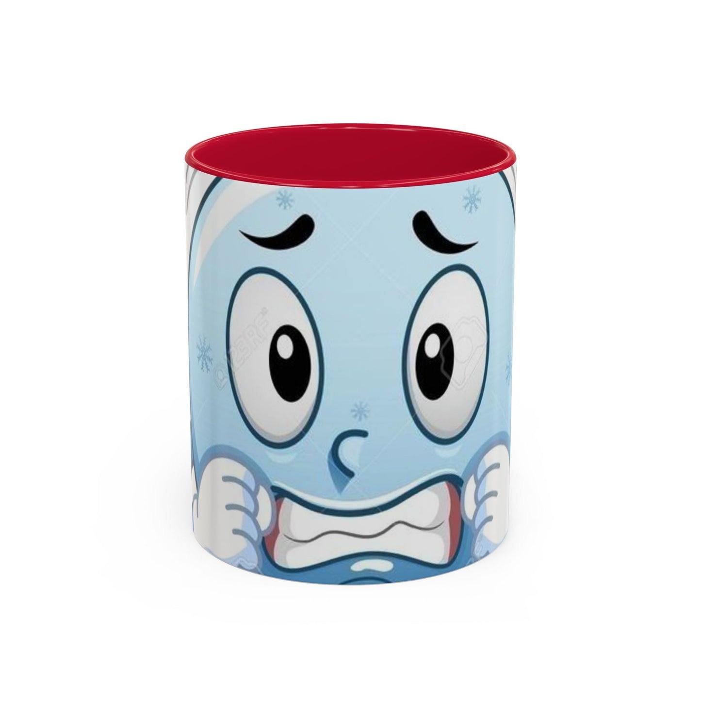 Smiley face cold emoji coffee mugs (11oz, 15oz)