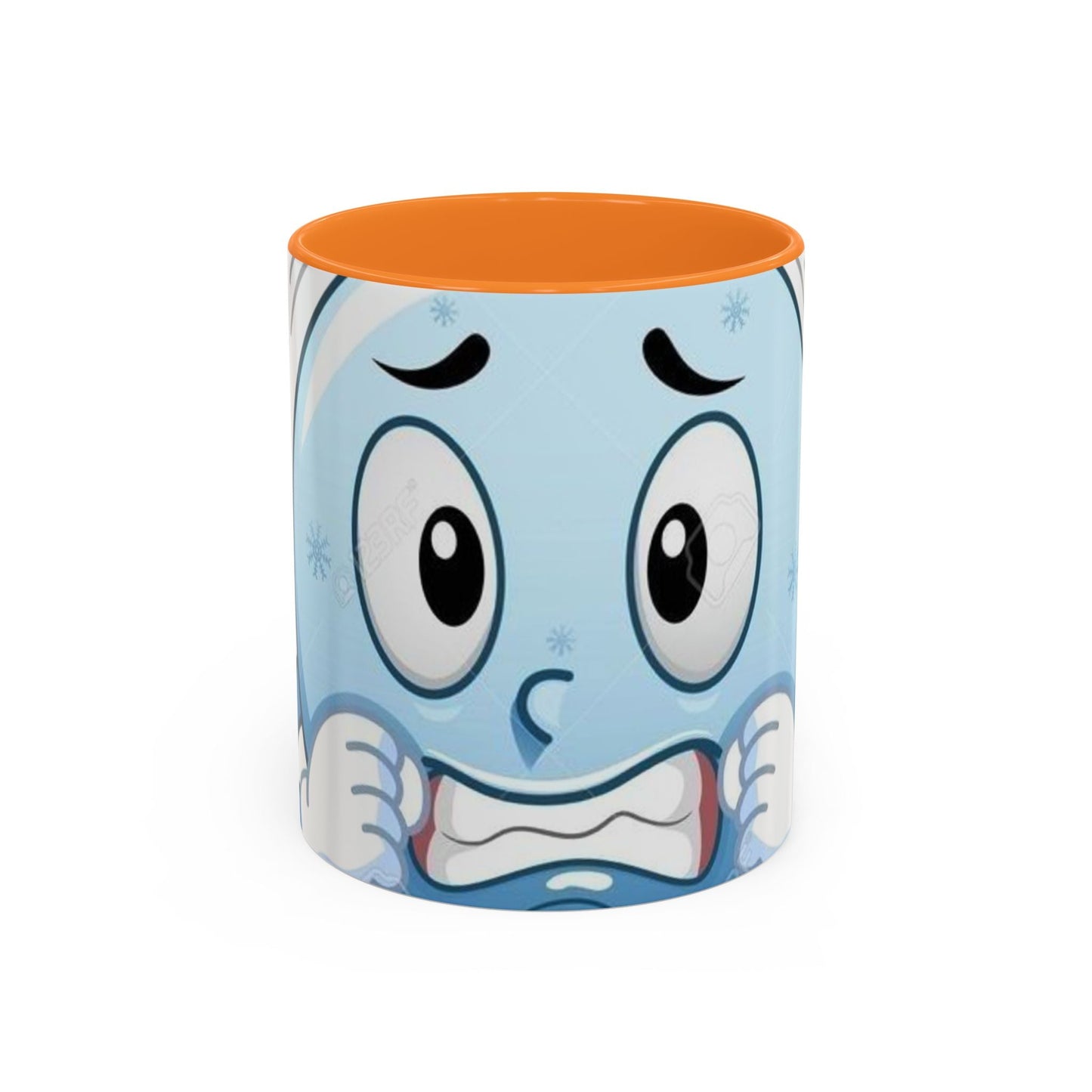 Smiley face cold emoji coffee mugs (11oz, 15oz)