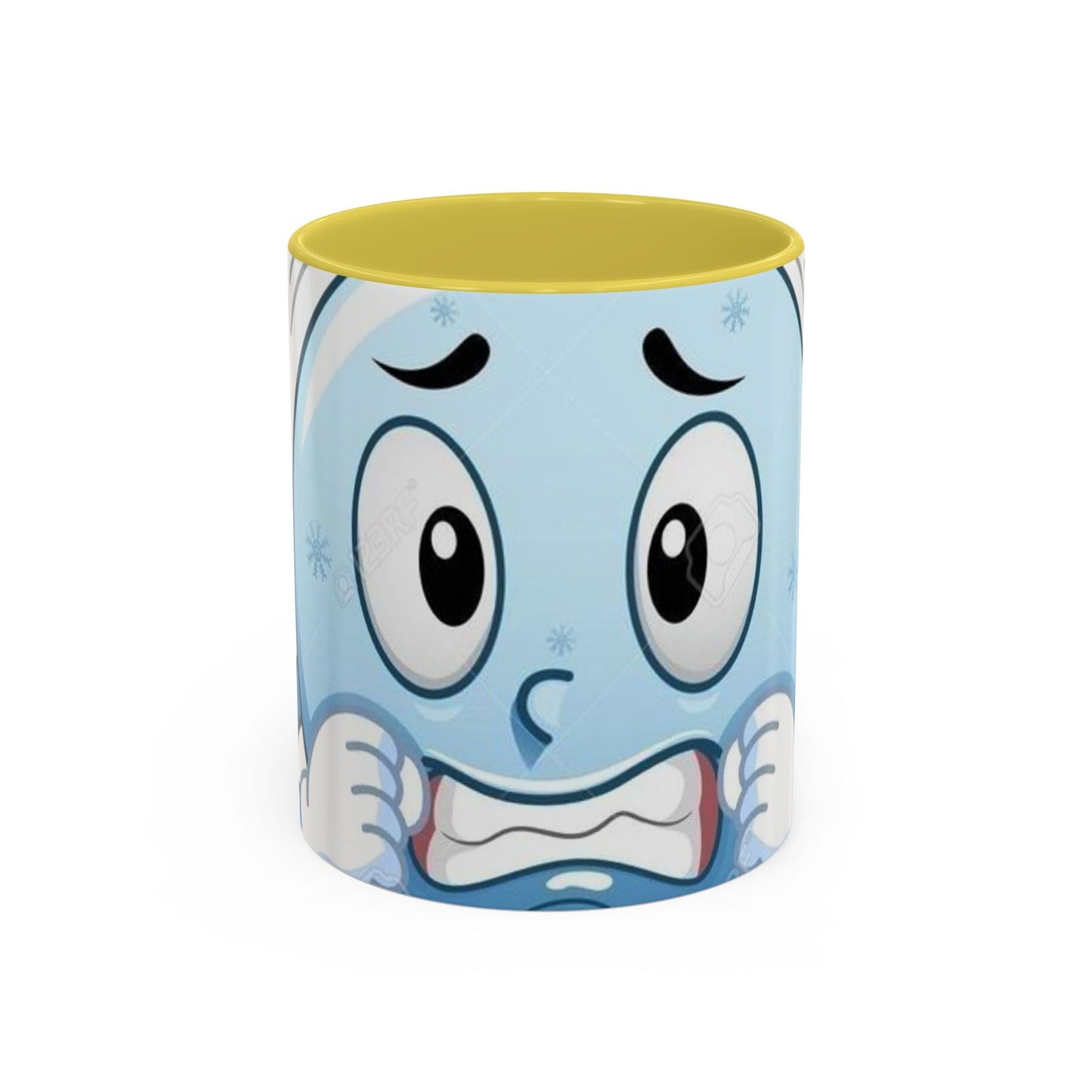 Smiley face cold emoji coffee mugs (11oz, 15oz)