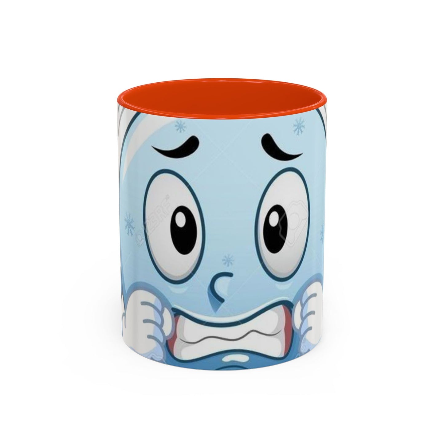 Smiley face cold emoji coffee mugs (11oz, 15oz)