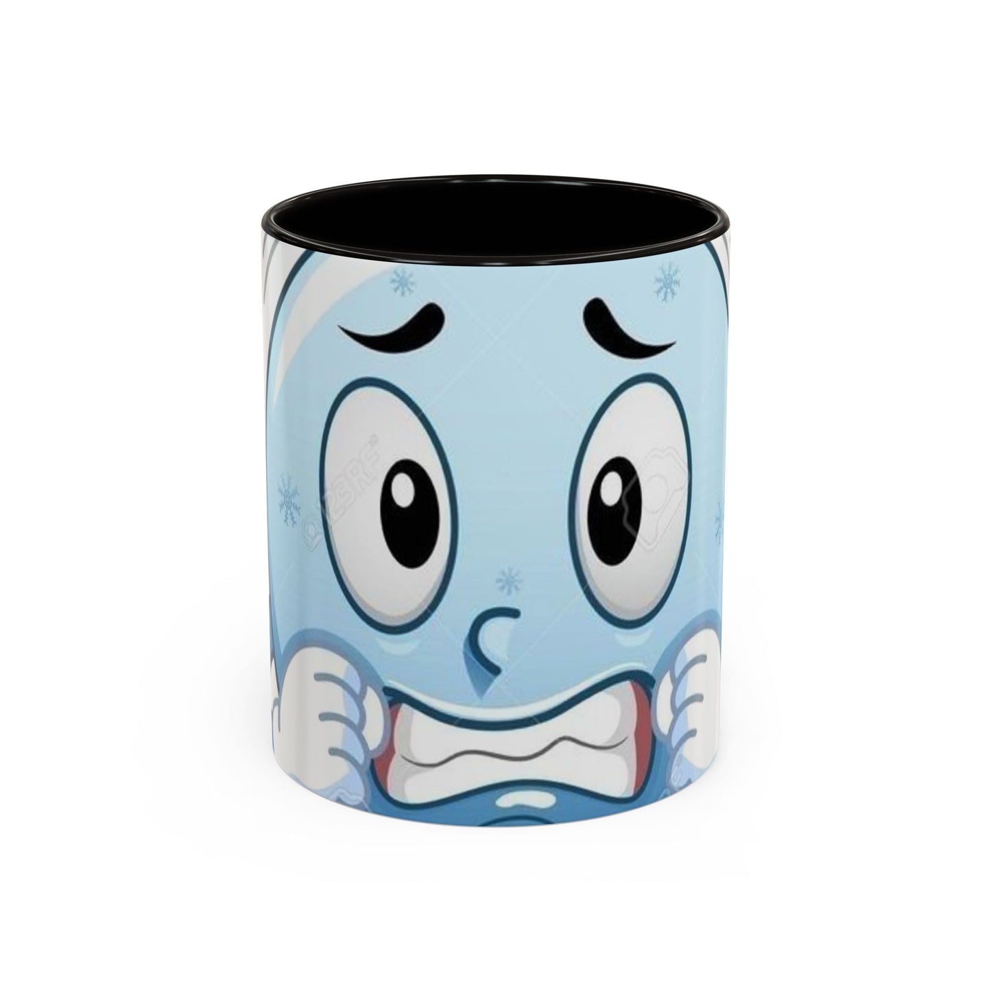 Smiley face cold emoji coffee mugs (11oz, 15oz)