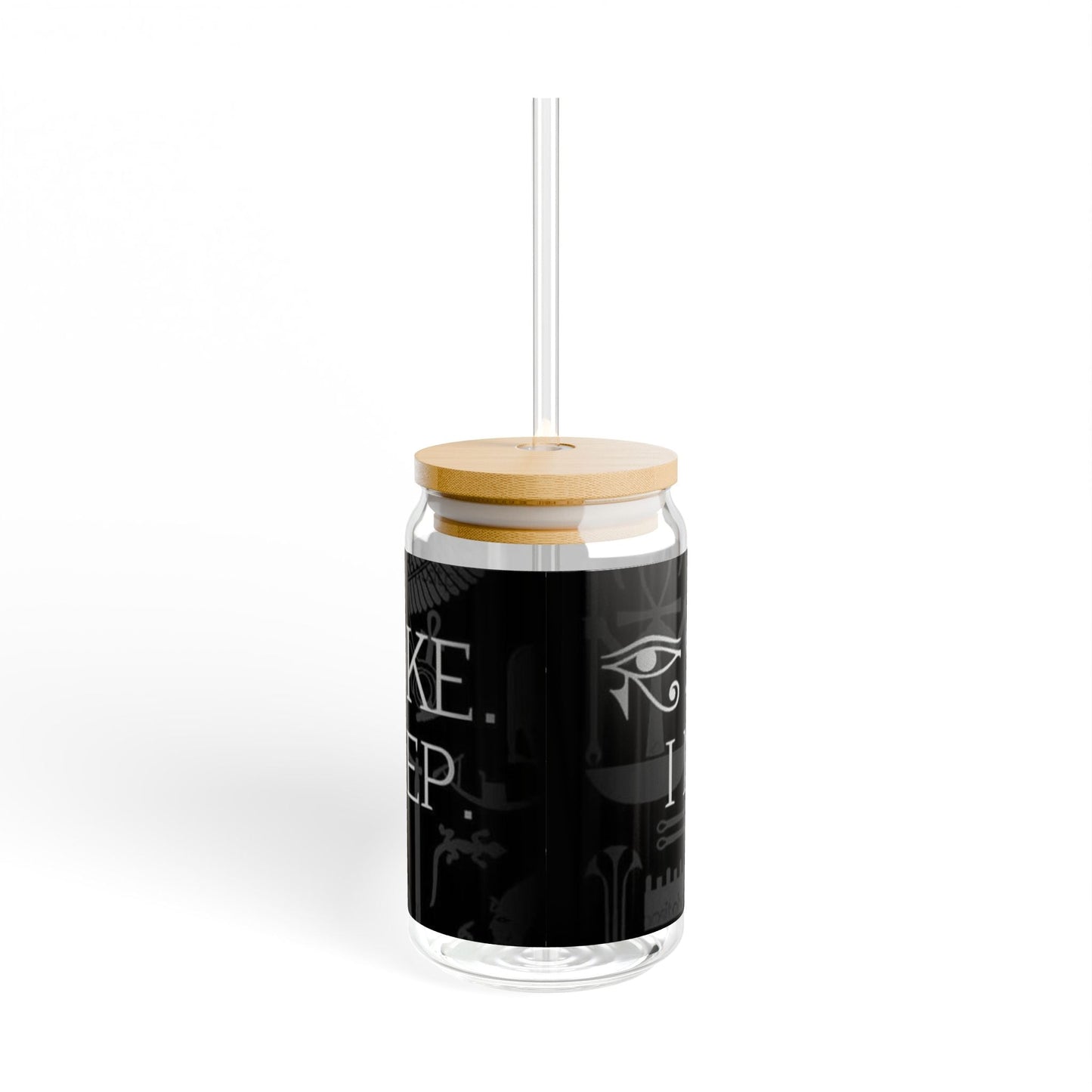 Stay Wild Sipper Glass, 16oz | Glass Straw Lifestyle Drinkware, Eco-friendly Party Mug, Unique Gift for Nature Lovers