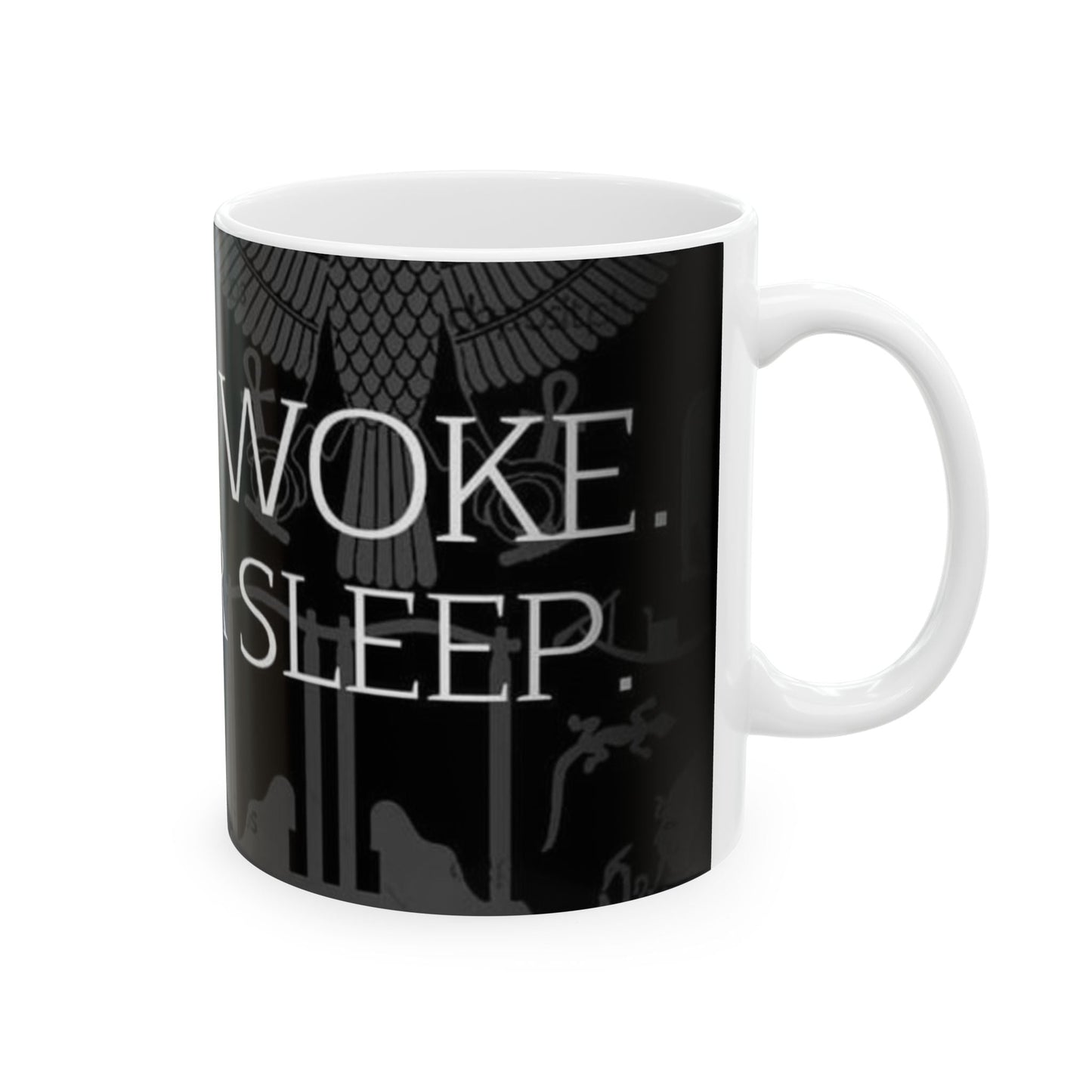 Stay Woke Motivational Coffee Mug - Perfect for Coffee Lovers, Gift for Friends, Home Office, Inspirational Drinkware