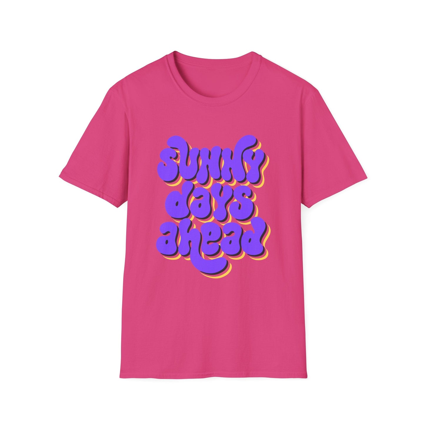 Sunny Days Ahead Unisex Softstyle T-Shirt - Positive Vibes Tee
