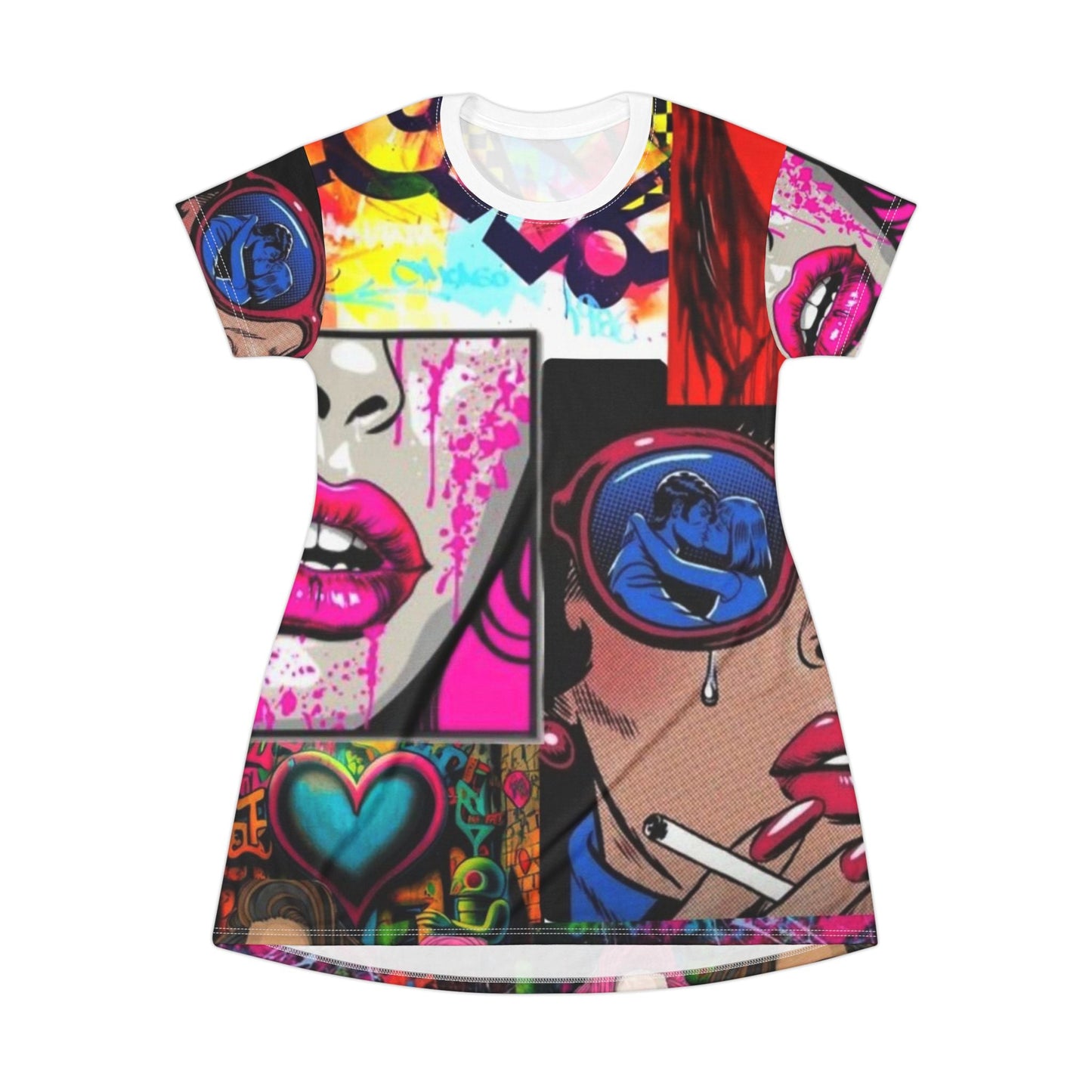 T-Shirt Dress (AOP)
