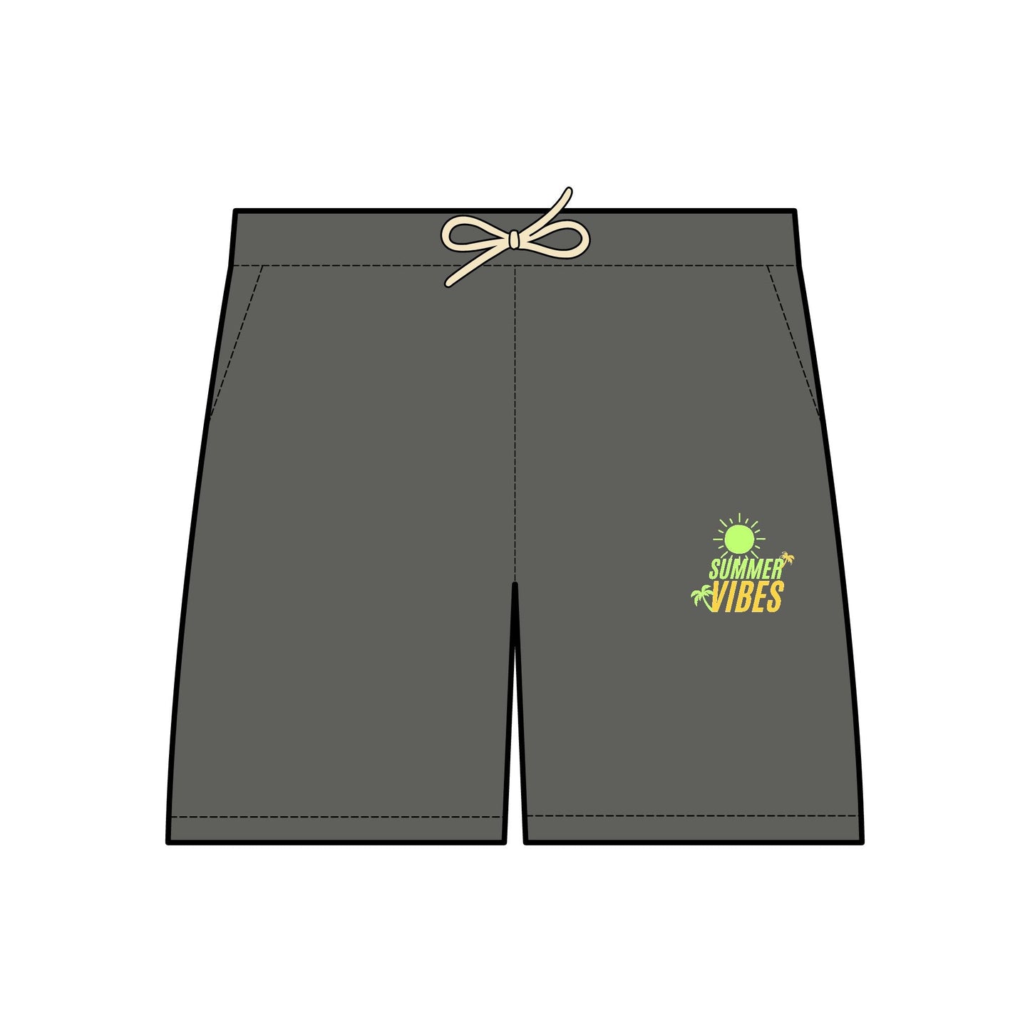 Unisex Garment-Dyed Lightweight Fleece Sweat Shorts