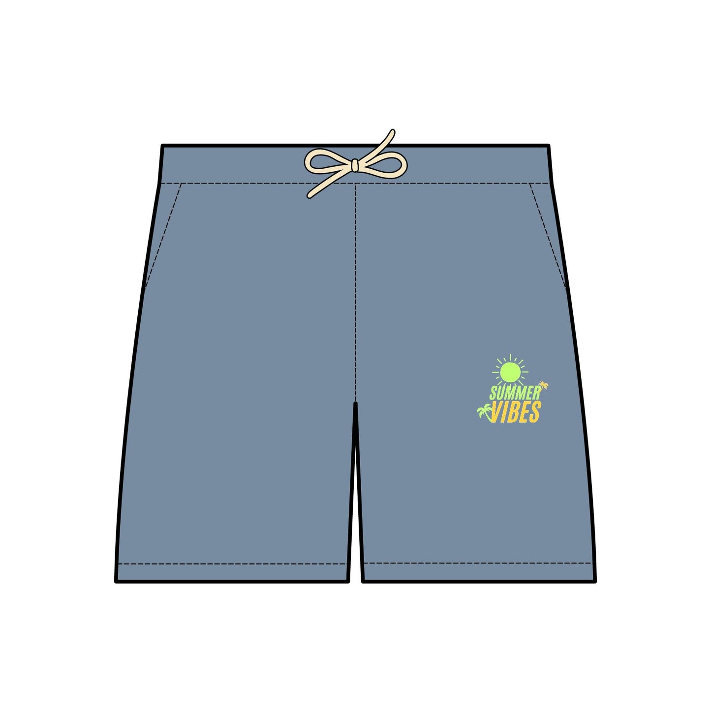 Unisex Garment-Dyed Lightweight Fleece Sweat Shorts