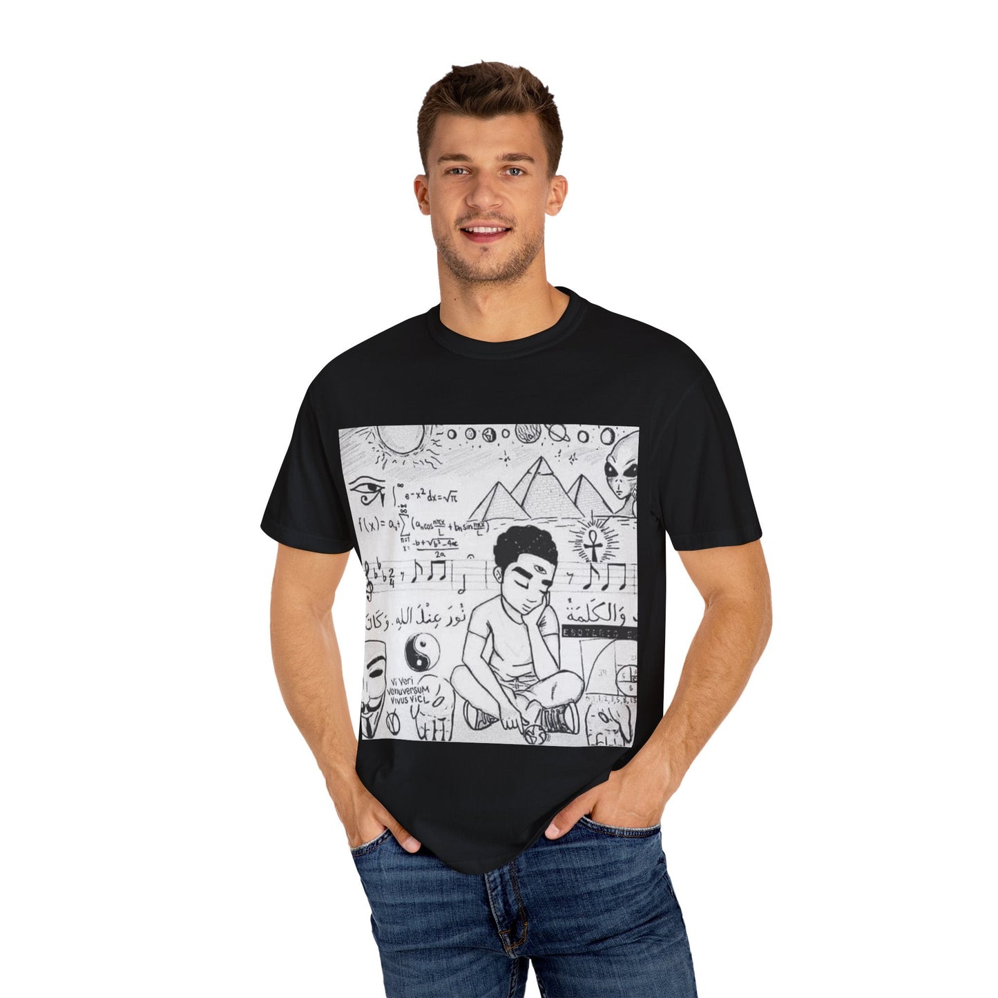 Unisex Garment-Dyed T-shirt ππ€―π€§π₯³πβ€οΈβ€οΈ