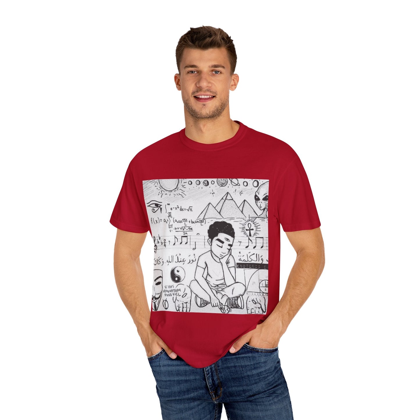 Unisex Garment-Dyed T-shirt ππ€―π€§π₯³πβ€οΈβ€οΈ