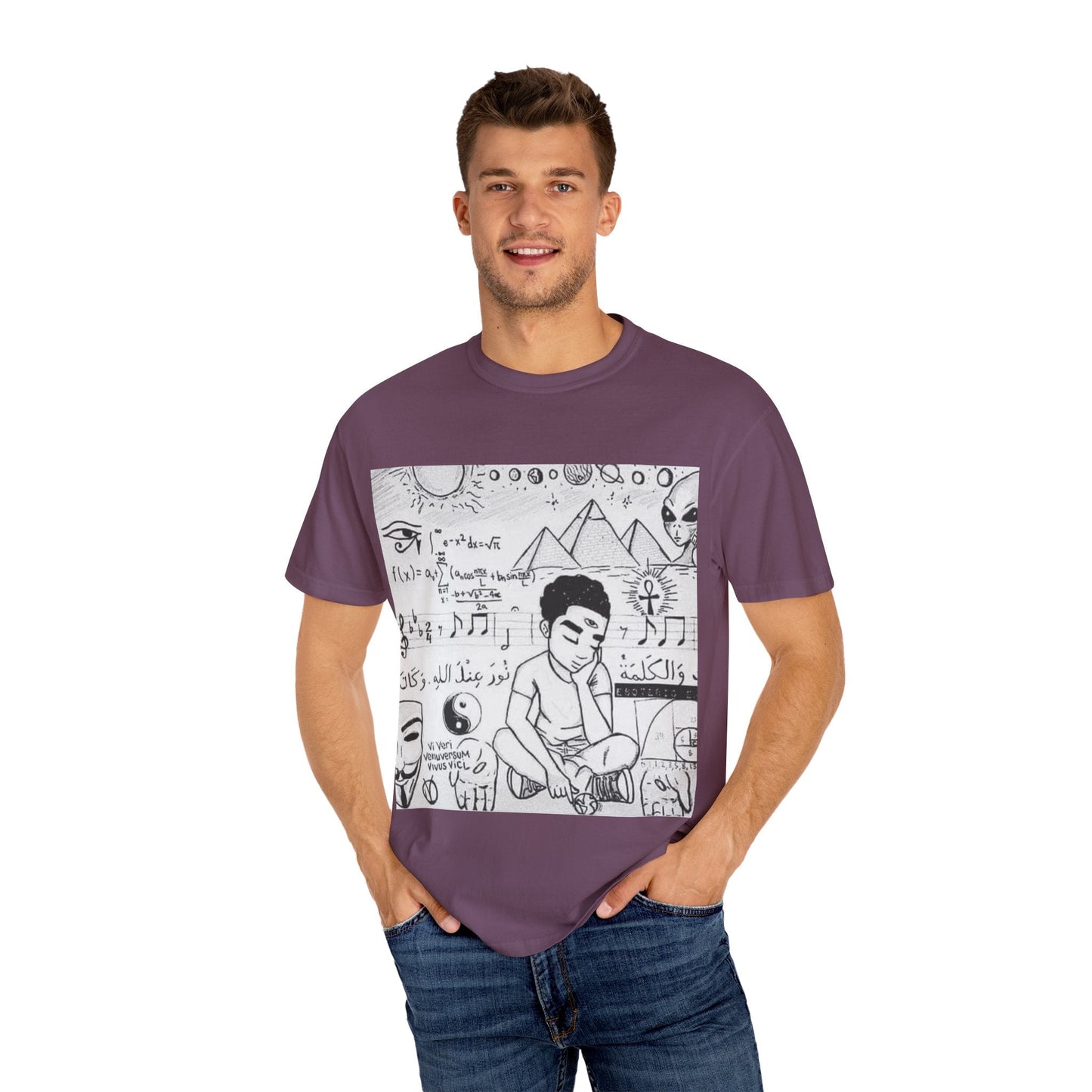Unisex Garment-Dyed T-shirt ππ€―π€§π₯³πβ€οΈβ€οΈ