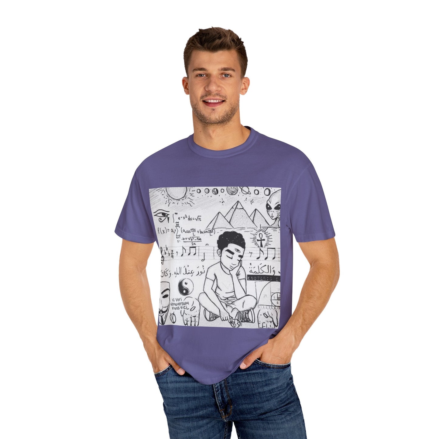 Unisex Garment-Dyed T-shirt ππ€―π€§π₯³πβ€οΈβ€οΈ