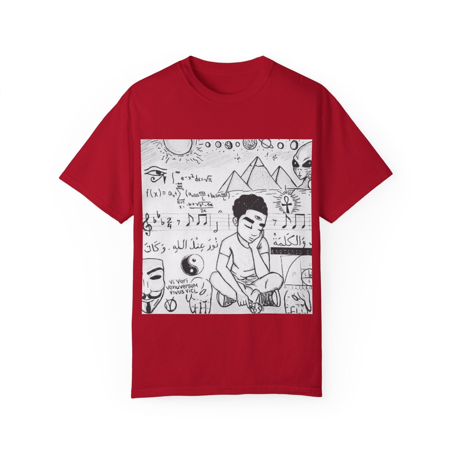 Unisex Garment-Dyed T-shirt ππ€―π€§π₯³πβ€οΈβ€οΈ