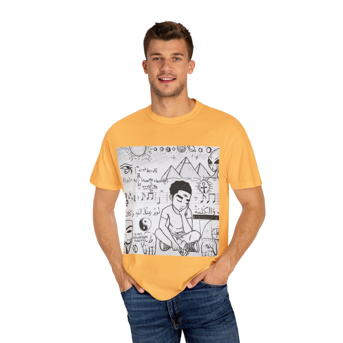 Unisex Garment-Dyed T-shirt ππ€―π€§π₯³πβ€οΈβ€οΈ