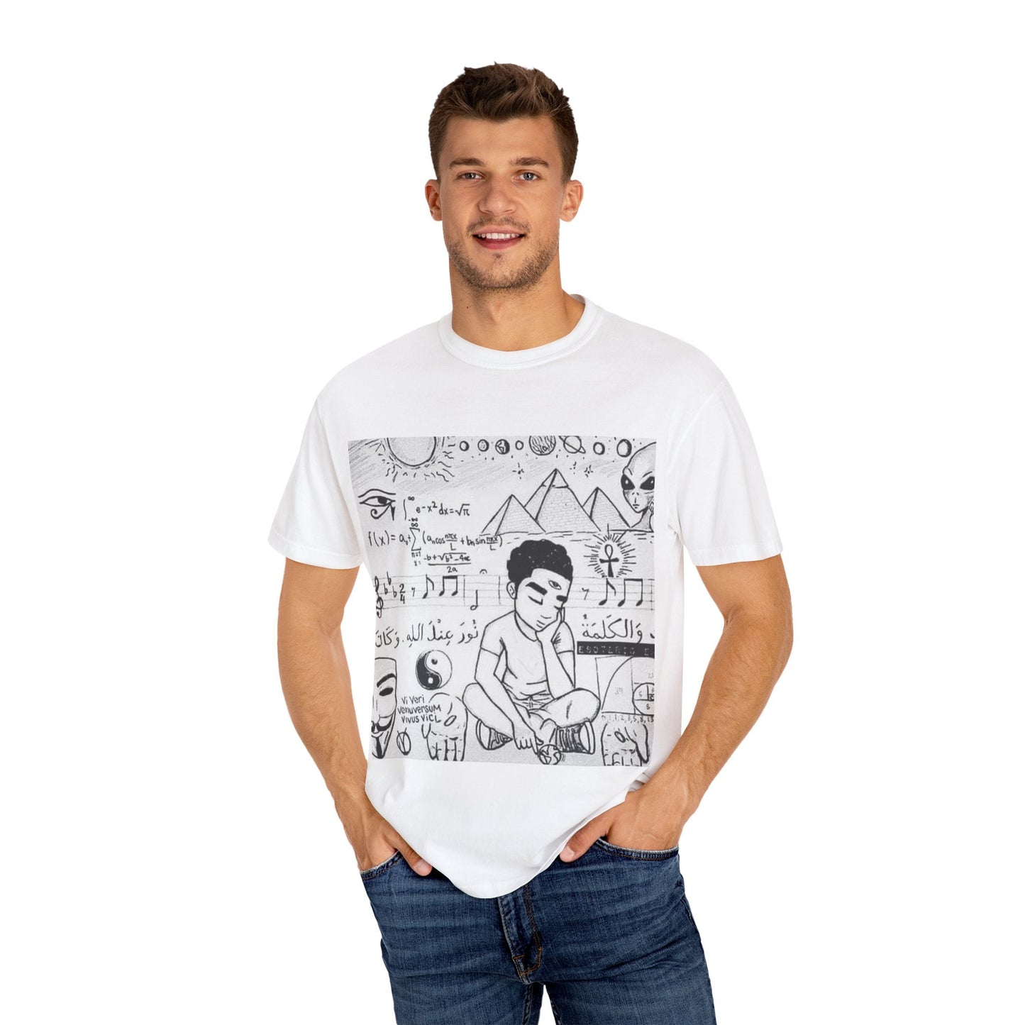 Unisex Garment-Dyed T-shirt ππ€―π€§π₯³πβ€οΈβ€οΈ