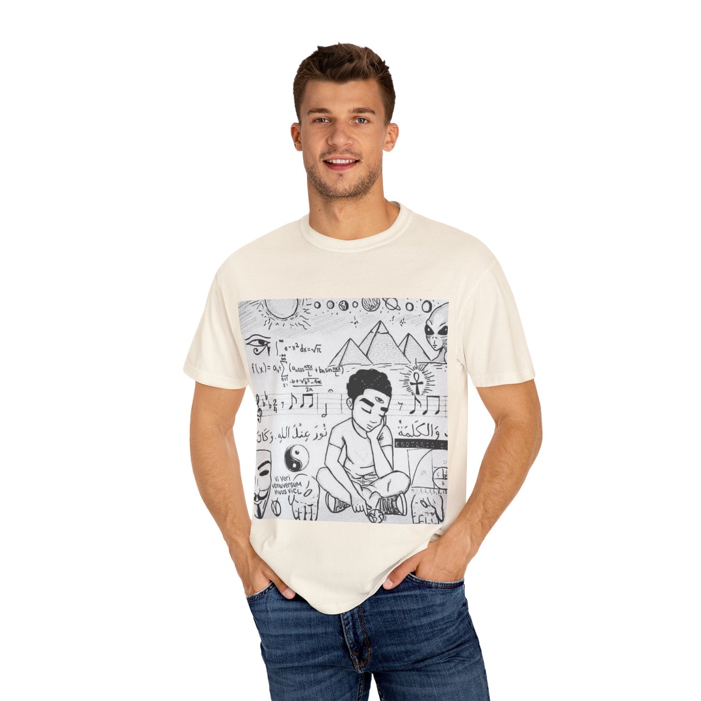 Unisex Garment-Dyed T-shirt ππ€―π€§π₯³πβ€οΈβ€οΈ