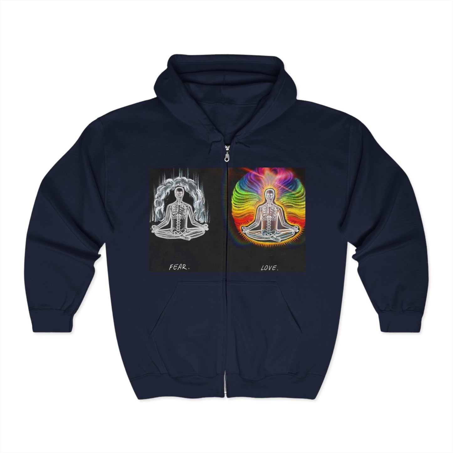Unisex Heavy Blend™ Full Zip Hooded Sweatshirt
